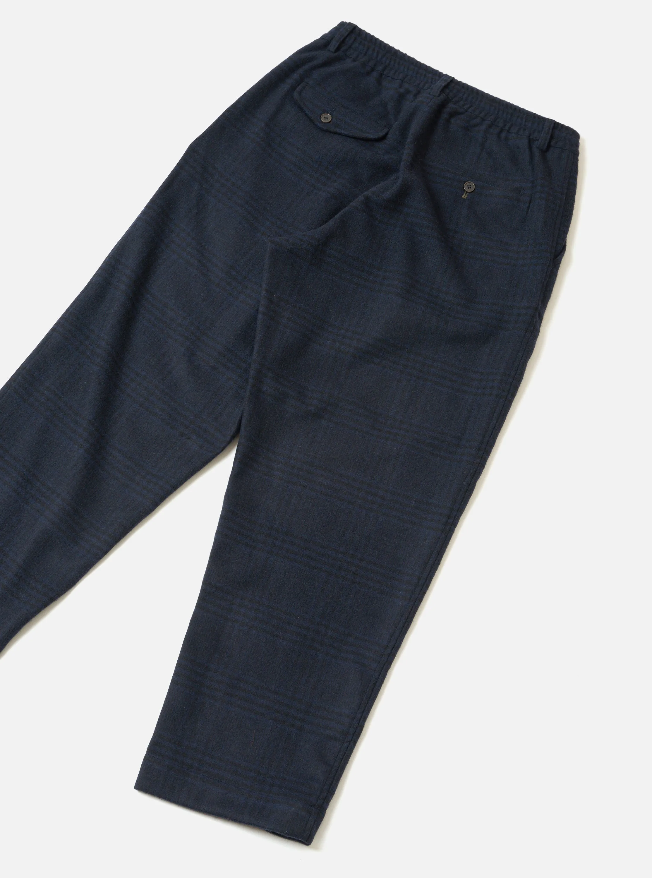 Navy Bob Wool Mix Oxford Pant sold by Universal Works product image thumbnail 3