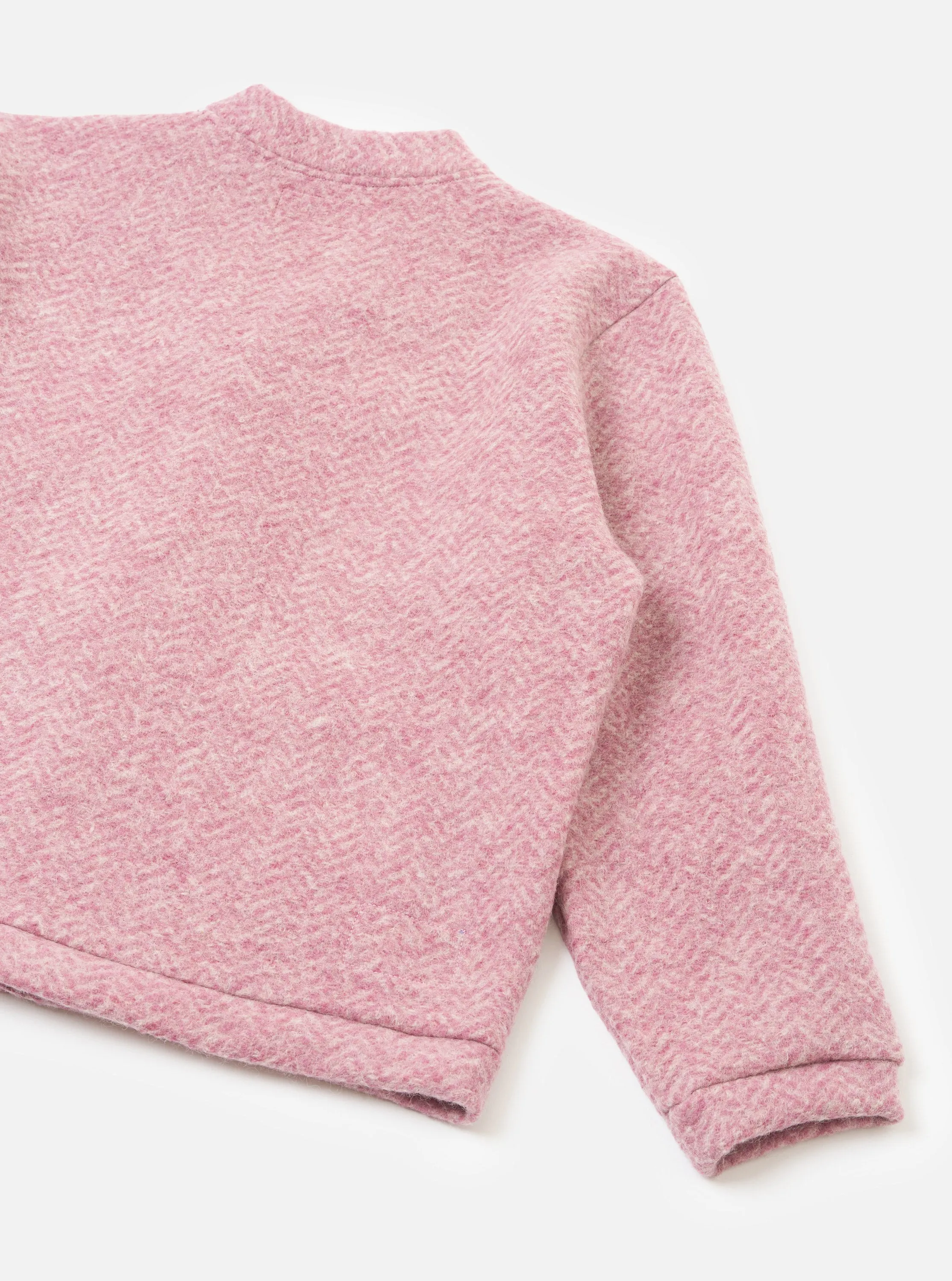 Pink Raven Fleece Advance Cardigan sold by Universal Works product image thumbnail 3