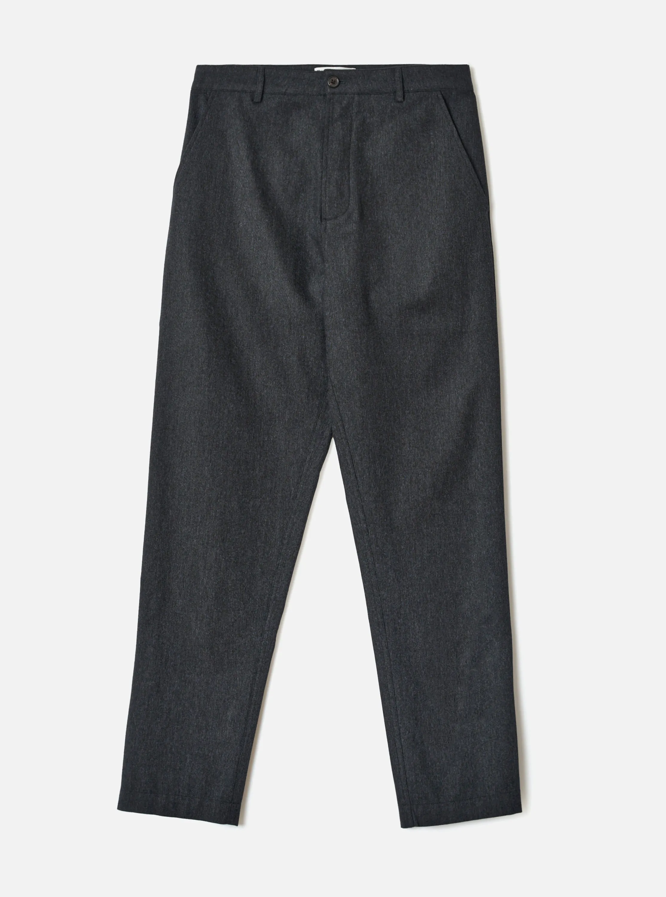 Charcoal Recycled Italian Tweed Military Chino sold by Universal Works