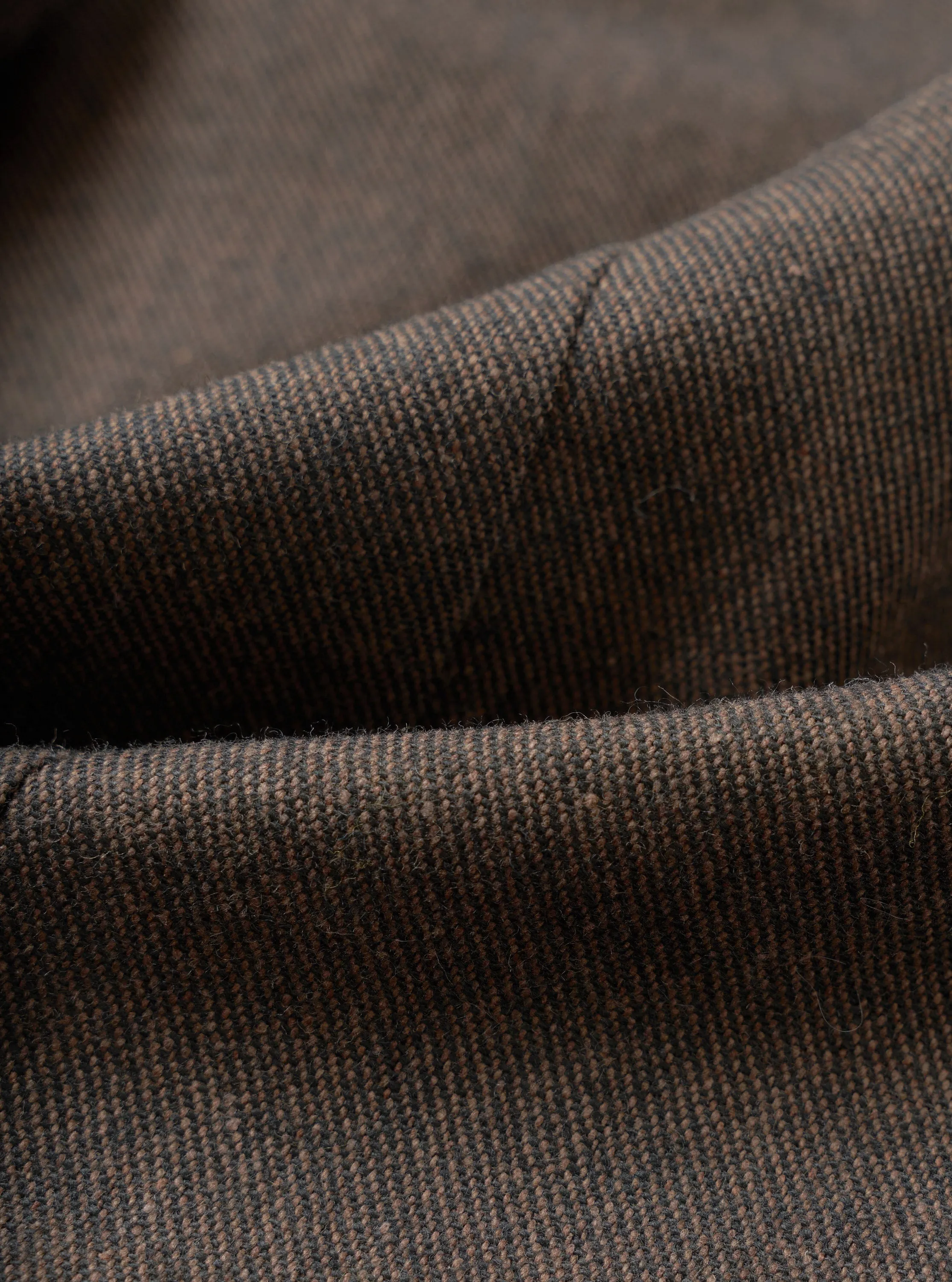 Brown Recycled Italian Tweed Two Button Jacket sold by Universal Works product image thumbnail 2