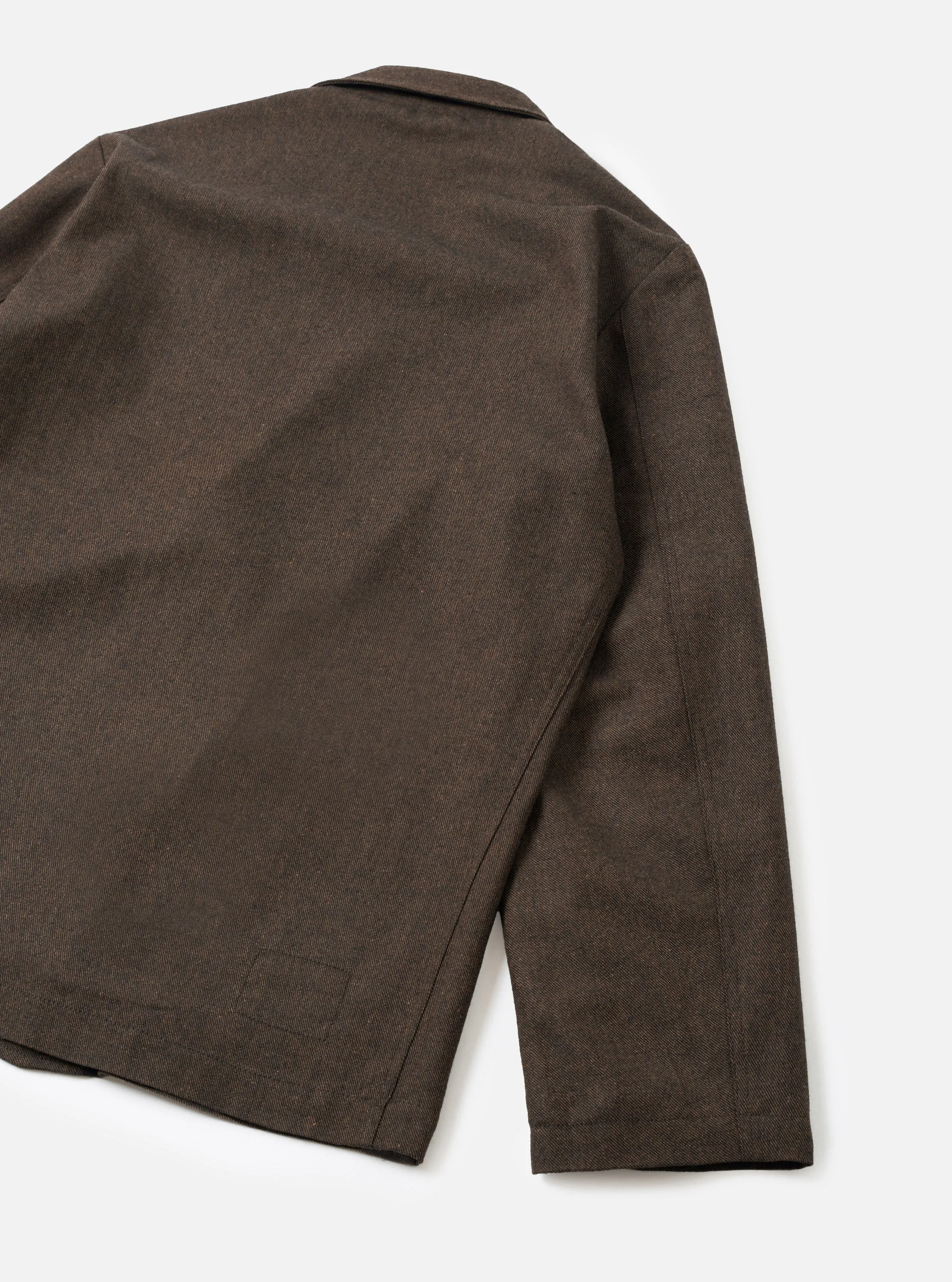 Brown Recycled Italian Tweed Two Button Jacket sold by Universal Works product image thumbnail 3