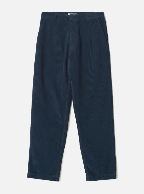 Dark Navy Cord Military Chino made by Universal Works