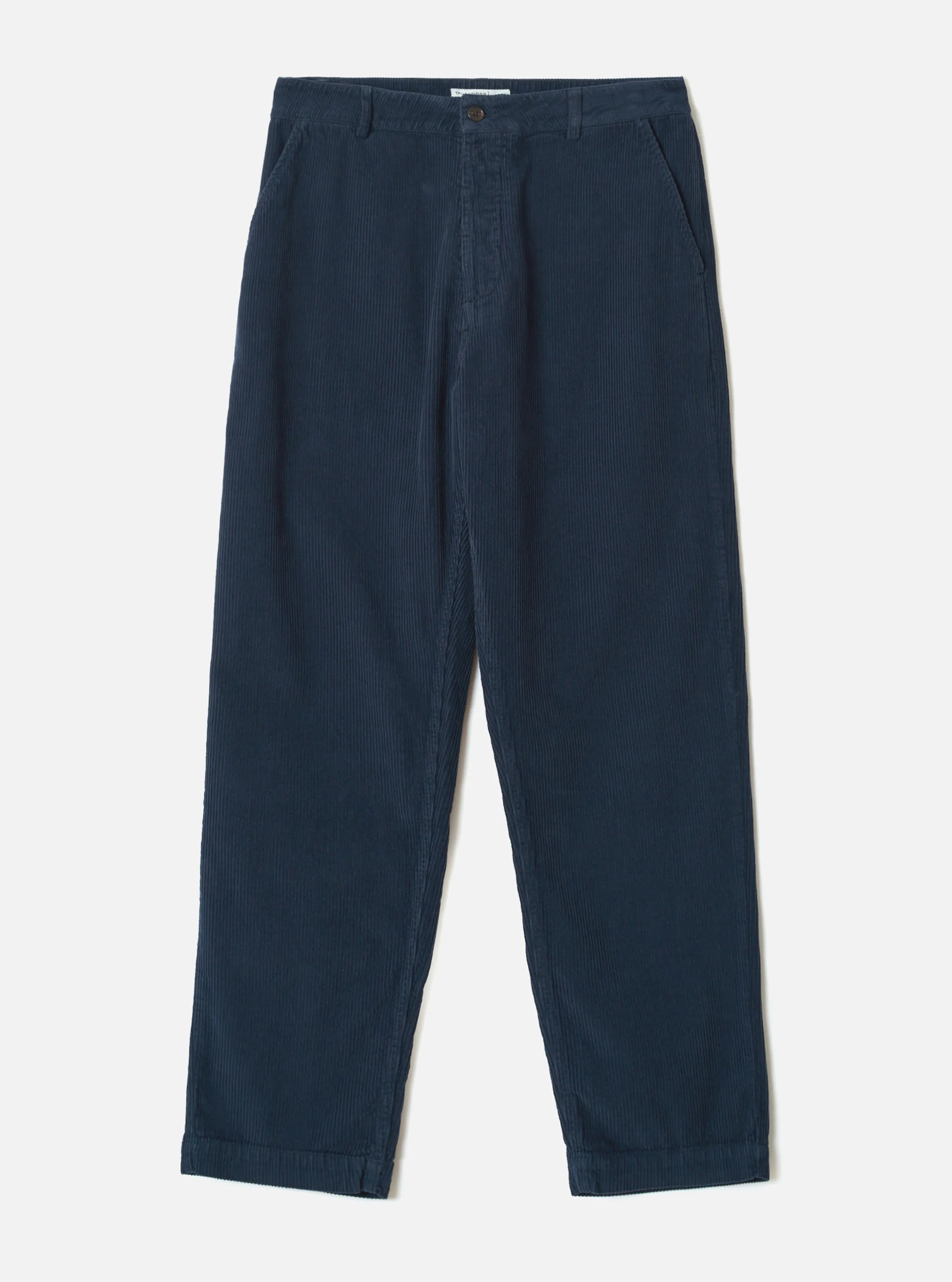 Dark Navy Cord Military Chino sold by Universal Works