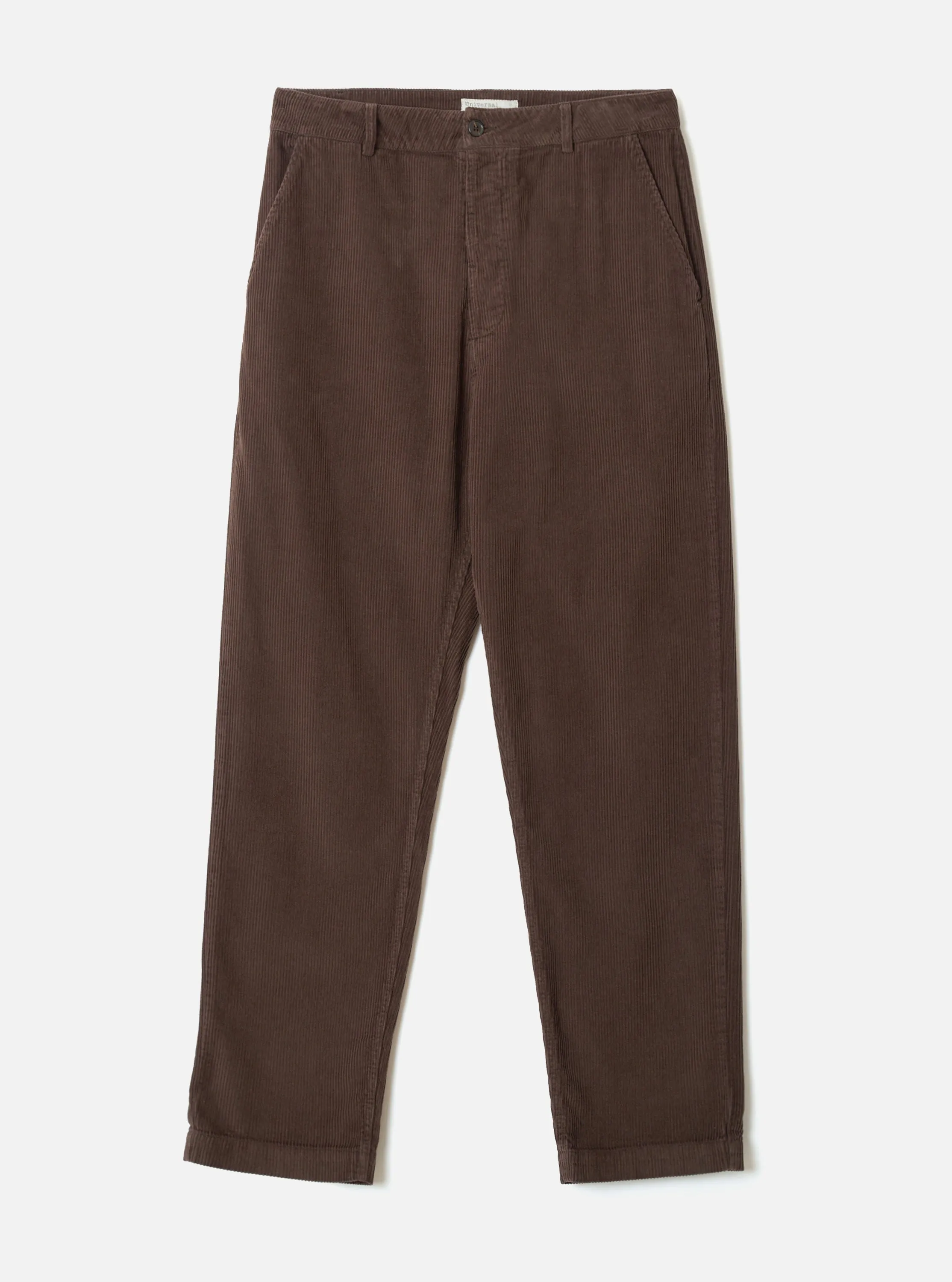 Cacao Cord Military Chino sold by Universal Works