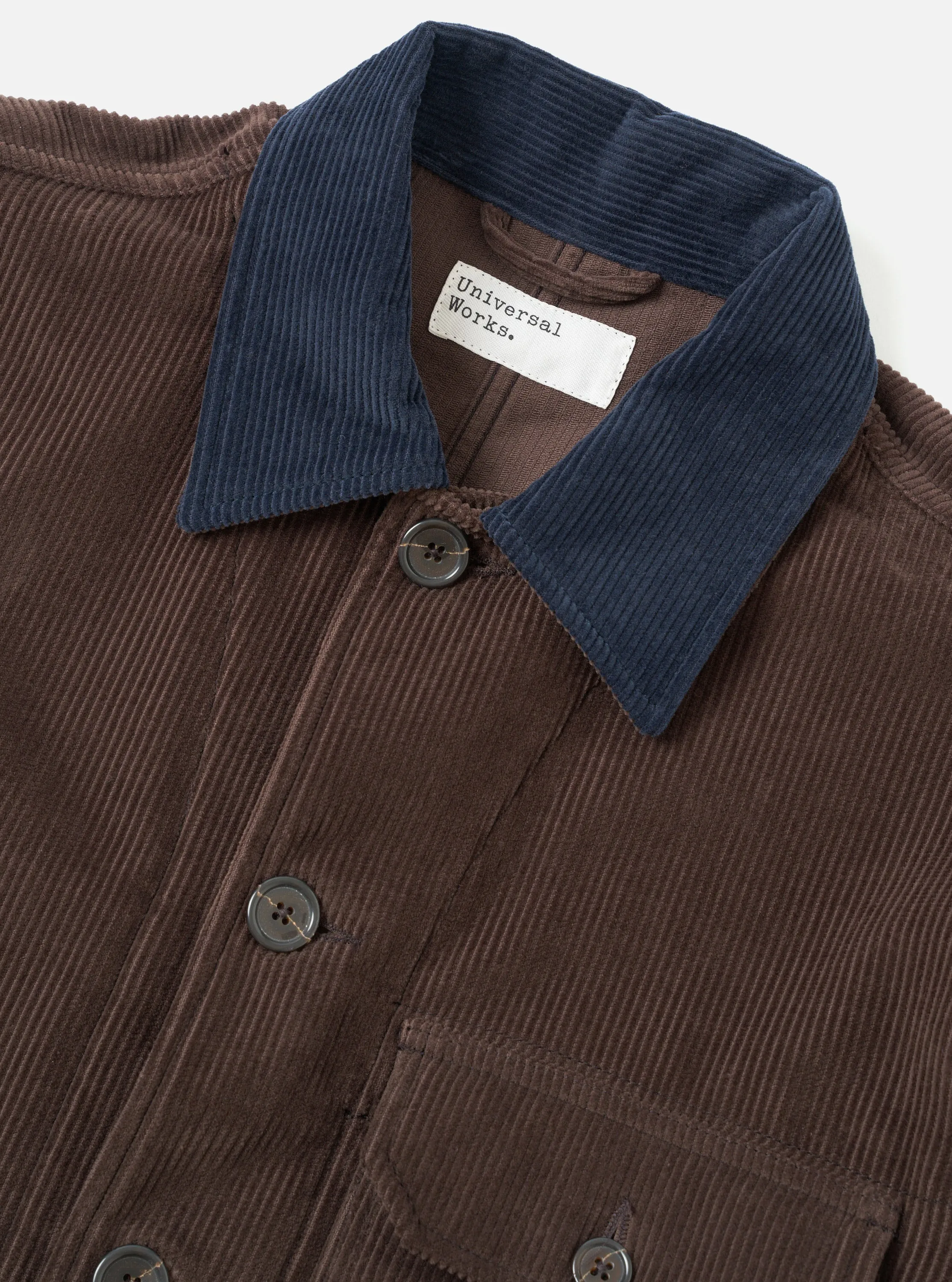 Cacao Cord Utility Jacket sold by Universal Works product image thumbnail 4