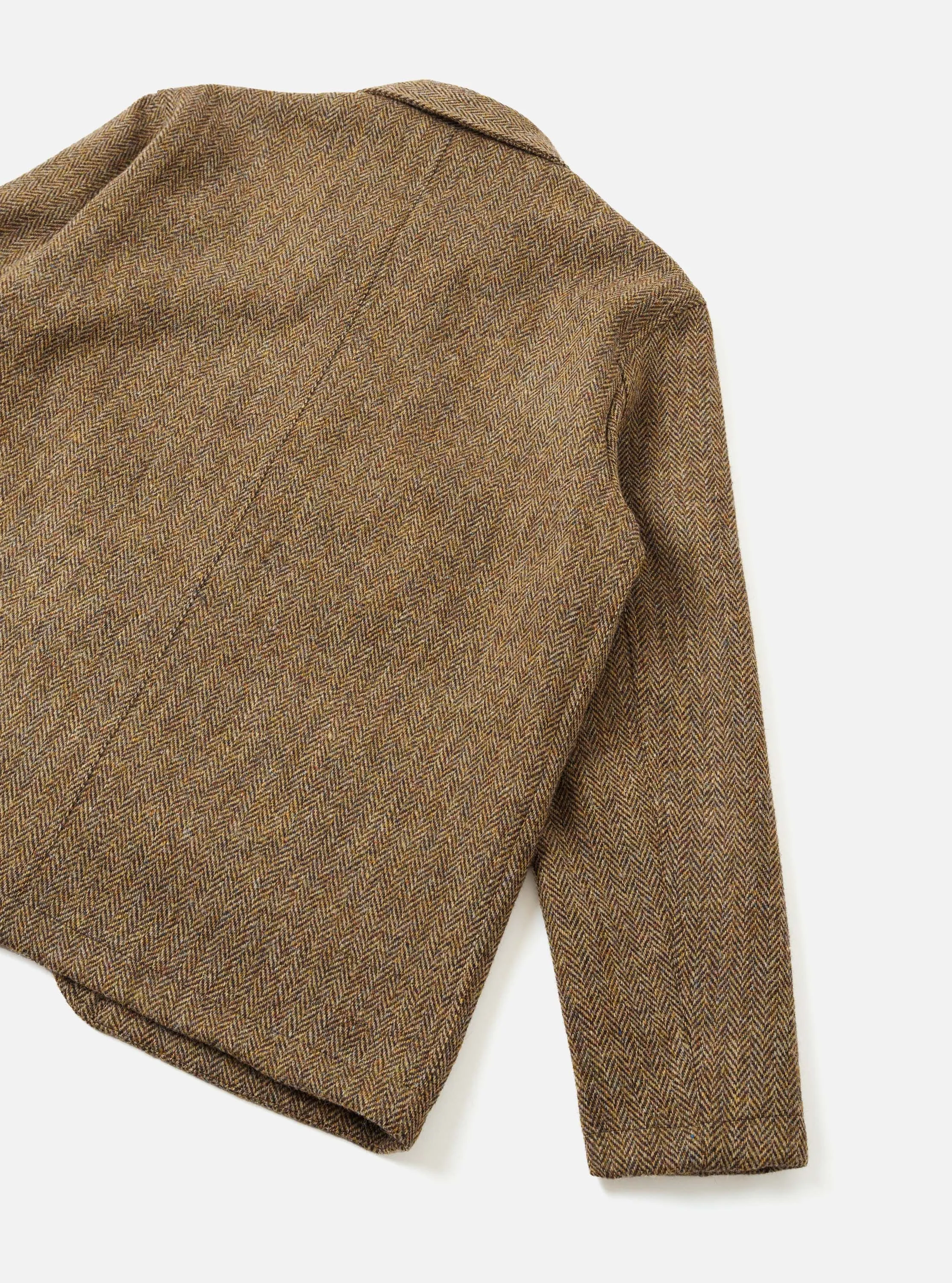 Sand/Brown Harris Tweed OG Bakers Chore Jacket sold by Universal Works product image thumbnail 2