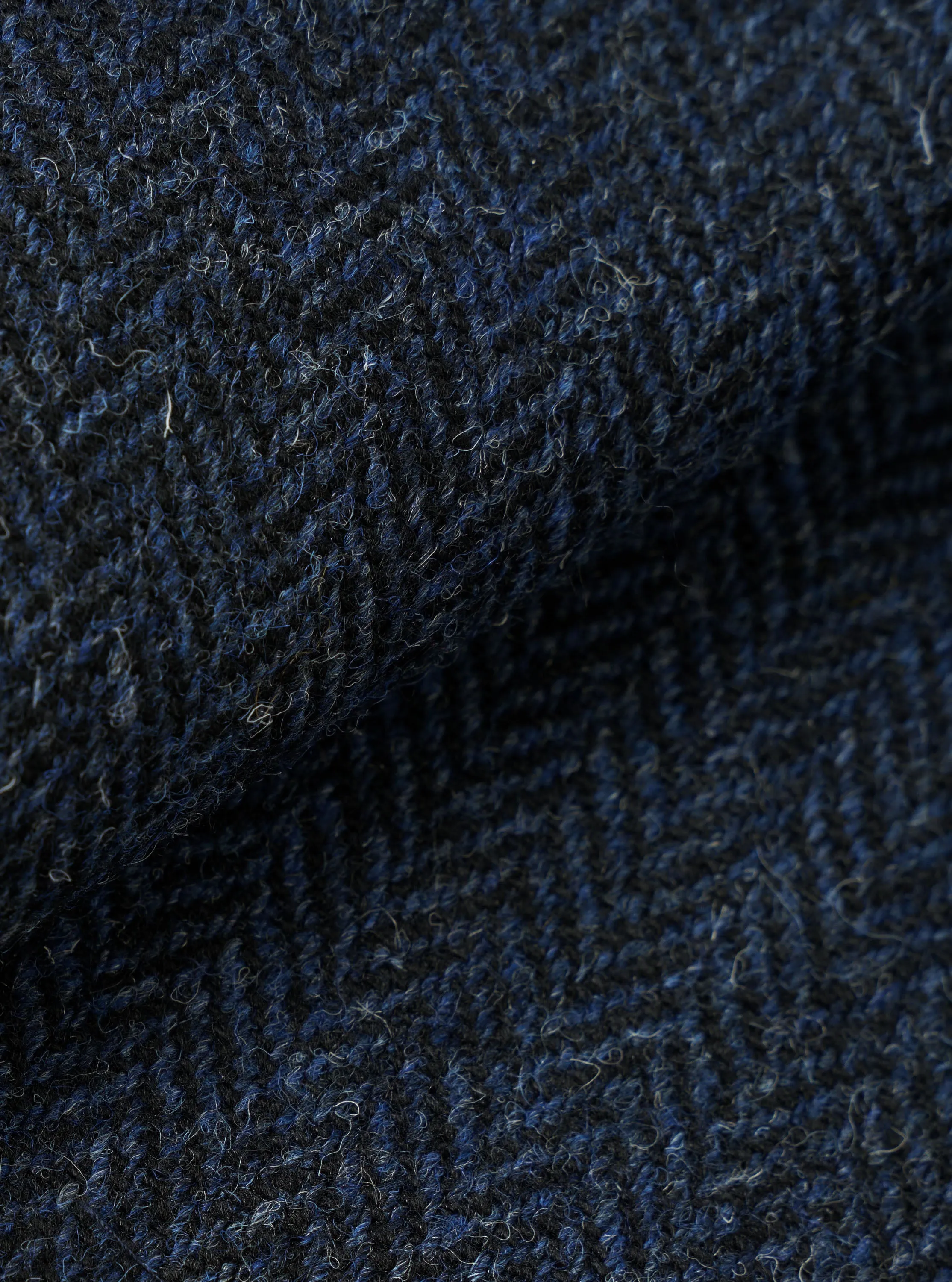 Blue/Black Harris Tweed OG Bakers Chore Jacket sold by Universal Works product image thumbnail 2