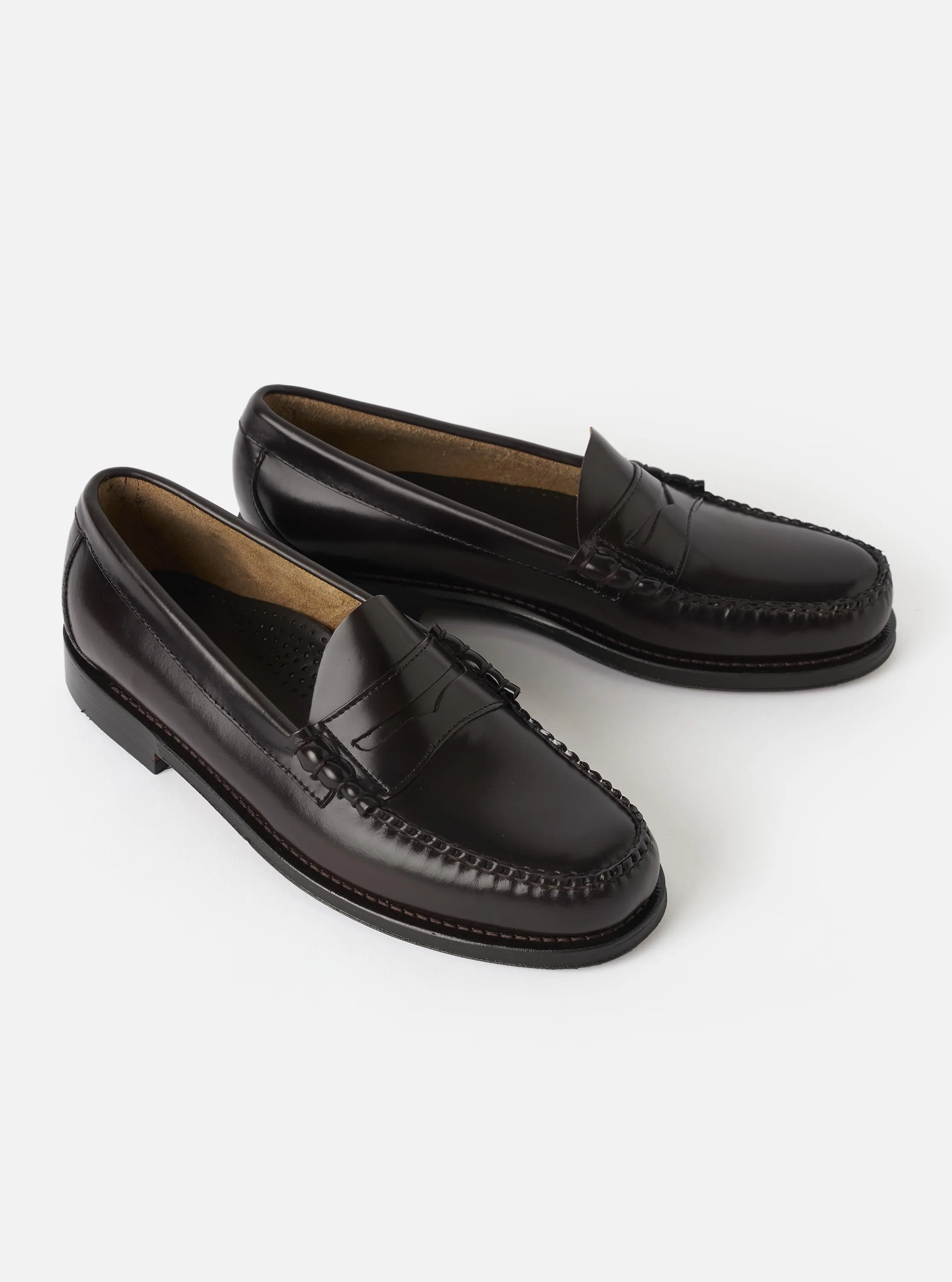 G.H.Bass Chocolate Leather Weejuns Heritage Larson Moc Penny Loafer sold by Universal Works product image thumbnail 3