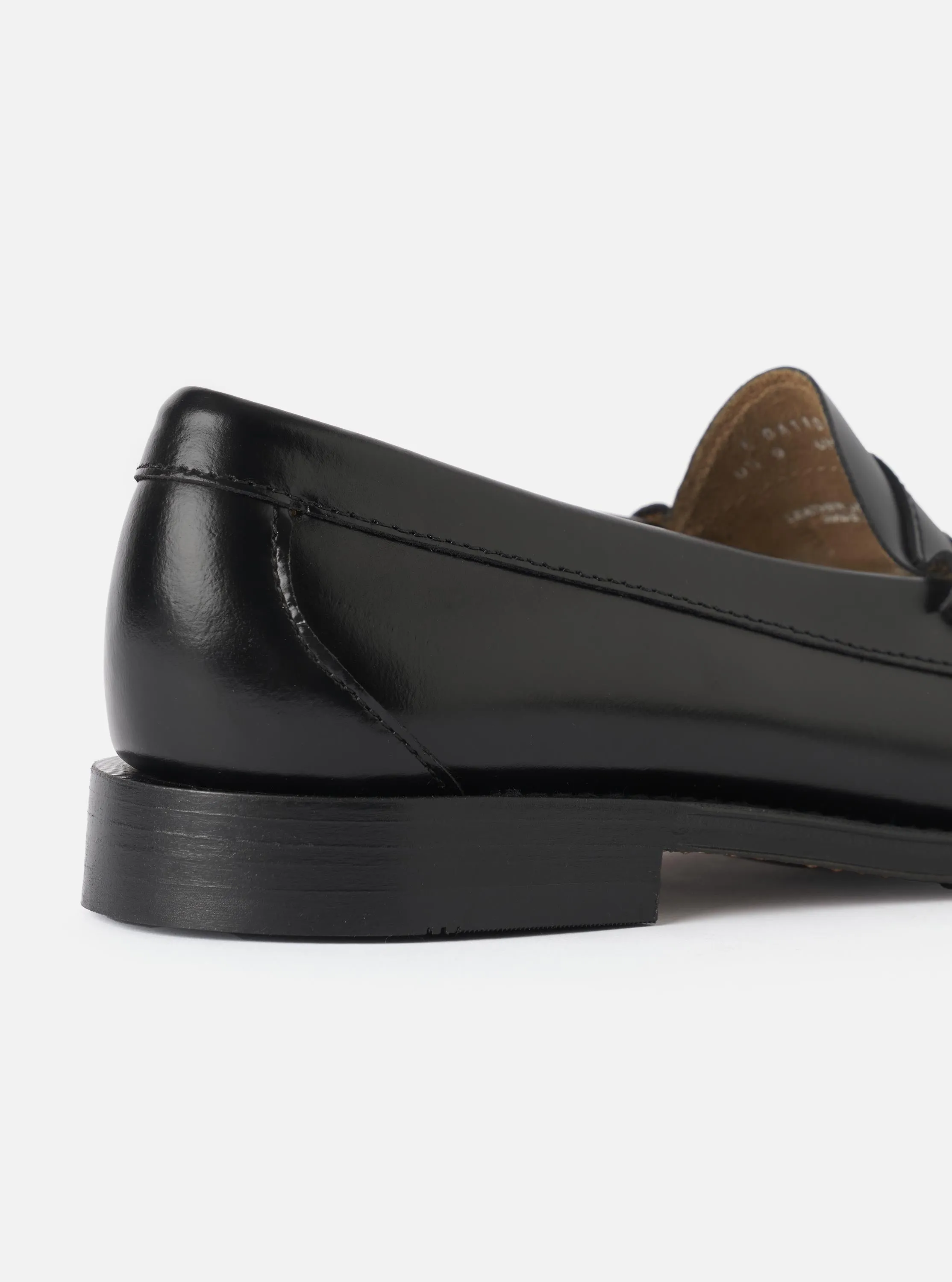 G.H.Bass Black Leather Weejuns Heritage Larson Moc Penny Loafer sold by Universal Works product image thumbnail 4
