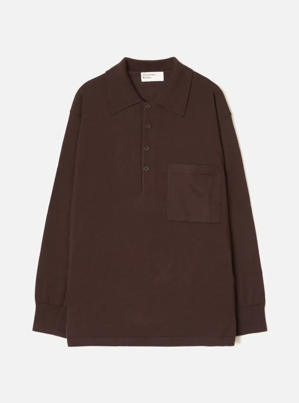 Expresso Merino L/S Pullover Knit Shirt made by Universal Works