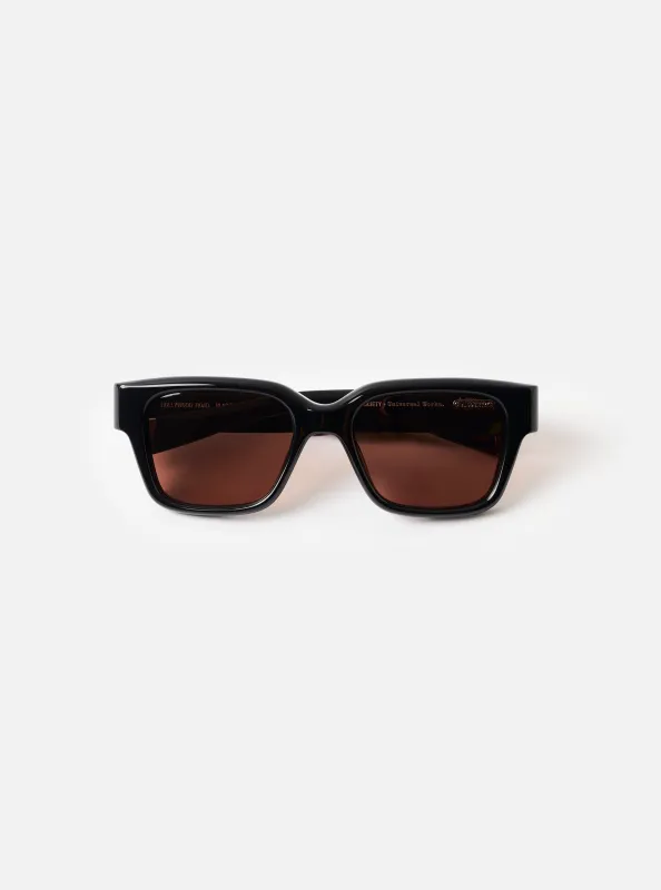 A. SOCIETY x Universal Works Black Hollywood Sunglasses made by Universal Works