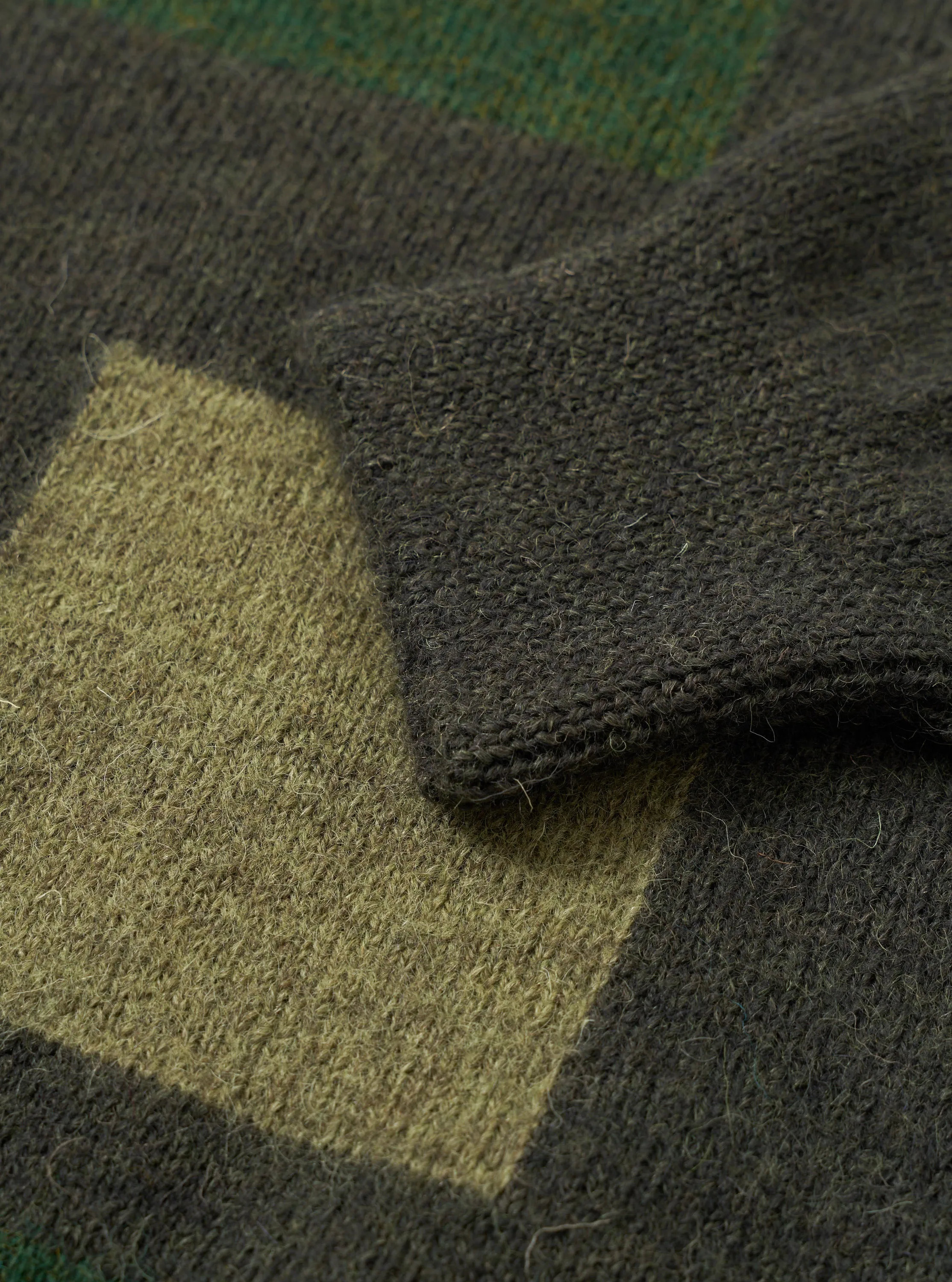 Olive British Wool Lyon Crew sold by Universal Works product image thumbnail 4