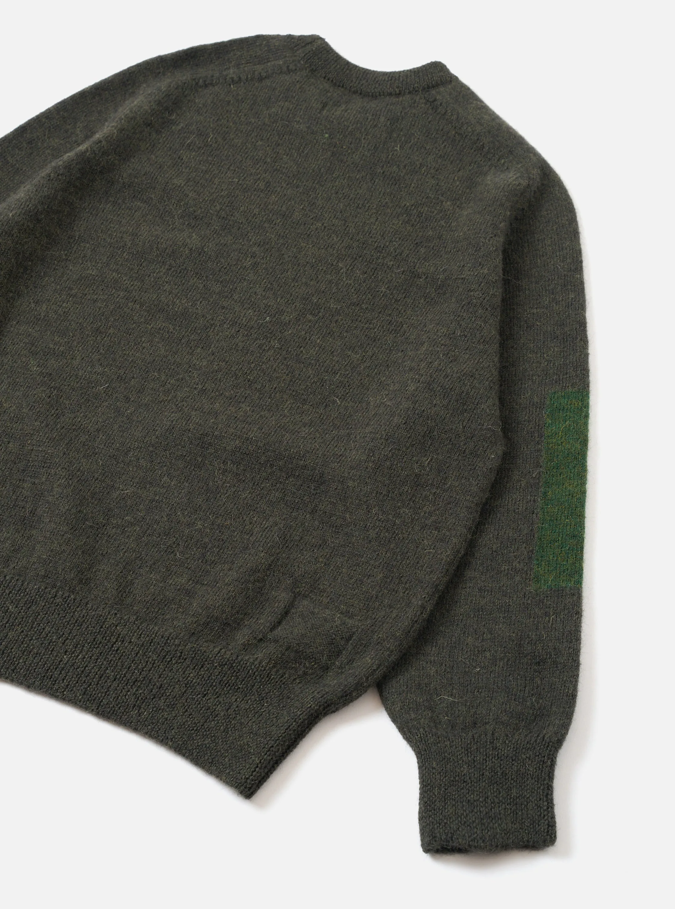 Olive British Wool Lyon Crew sold by Universal Works product image thumbnail 3