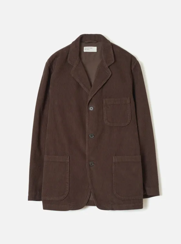 Cacao Cord Three Button Jacket made by Universal Works