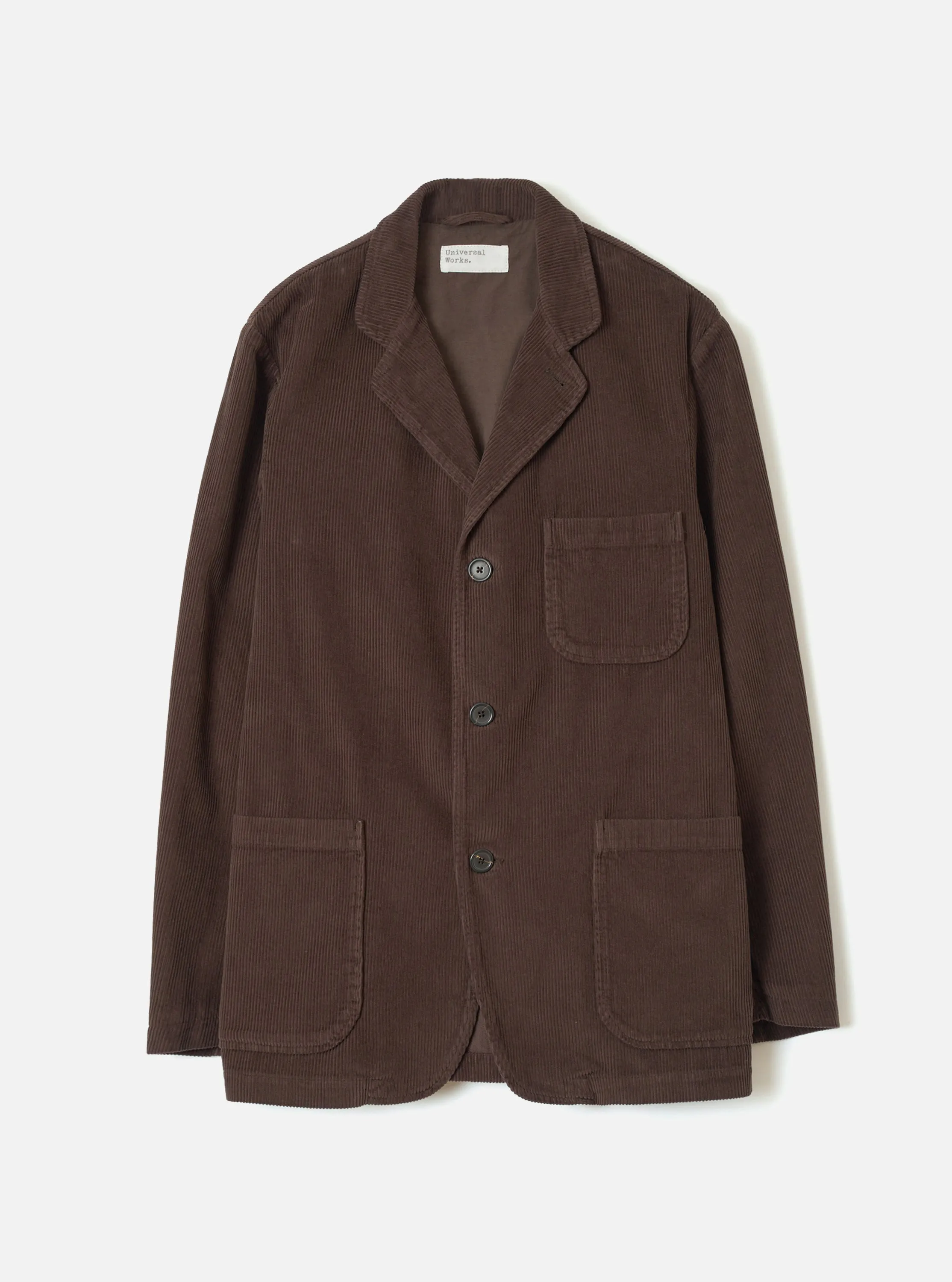 Cacao Cord Three Button Jacket sold by Universal Works