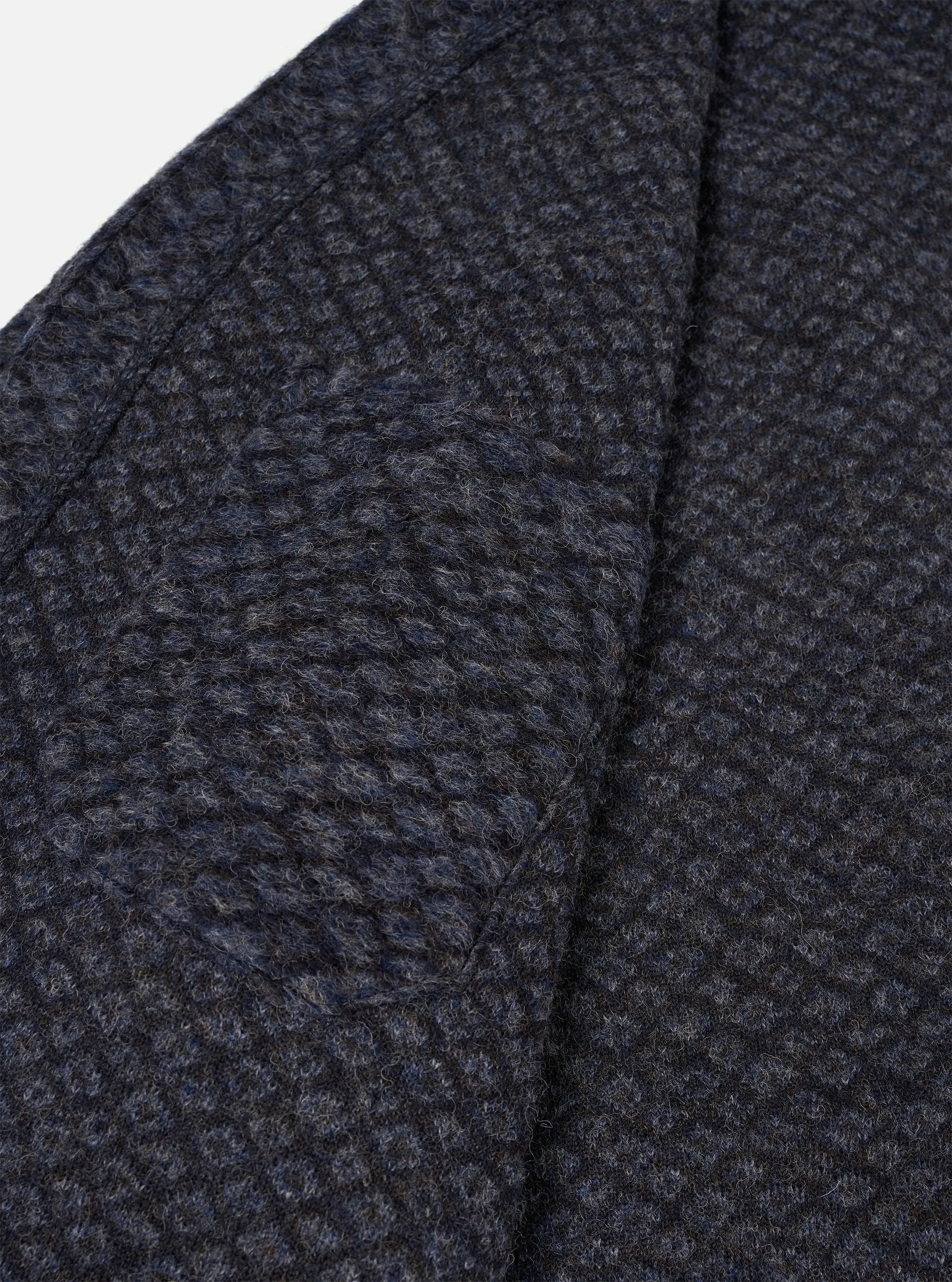 Charcoal Diamond Fleece Cardigan sold by Universal Works product image thumbnail 4