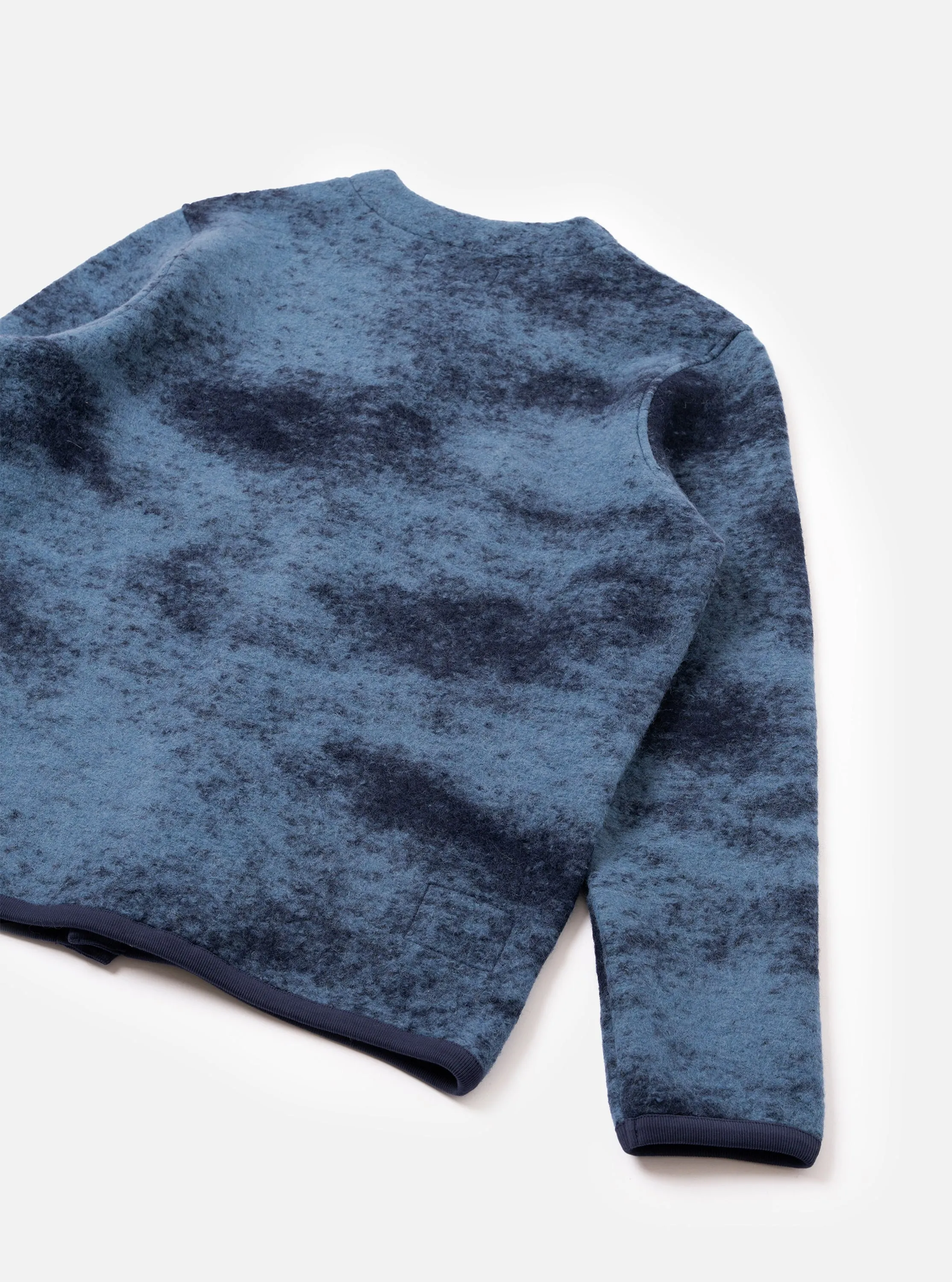 Blue Cloud Camo Knit Cardigan sold by Universal Works product image thumbnail 3