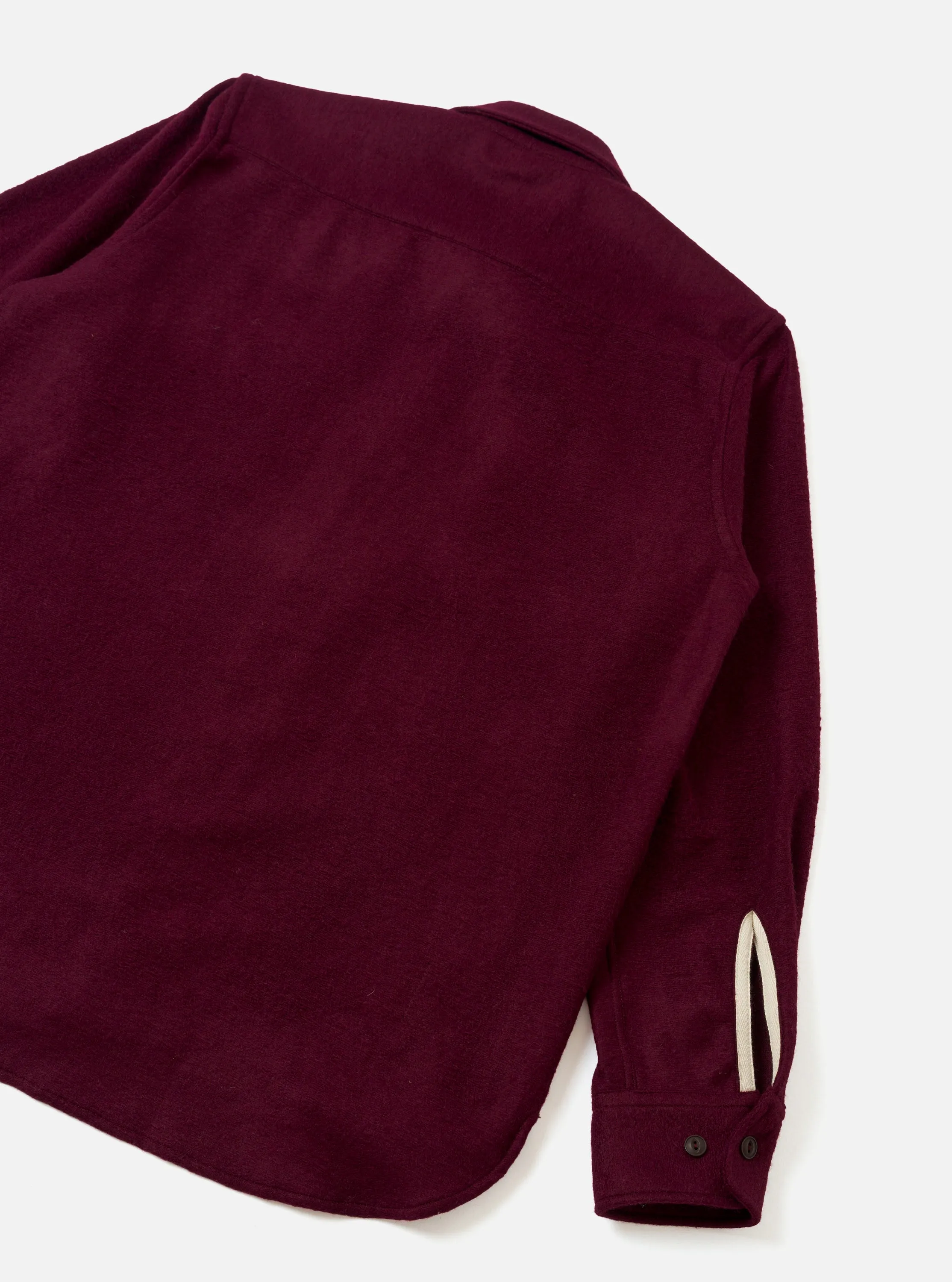Dark Red Dam Marl Work Shirt sold by Universal Works product image thumbnail 5