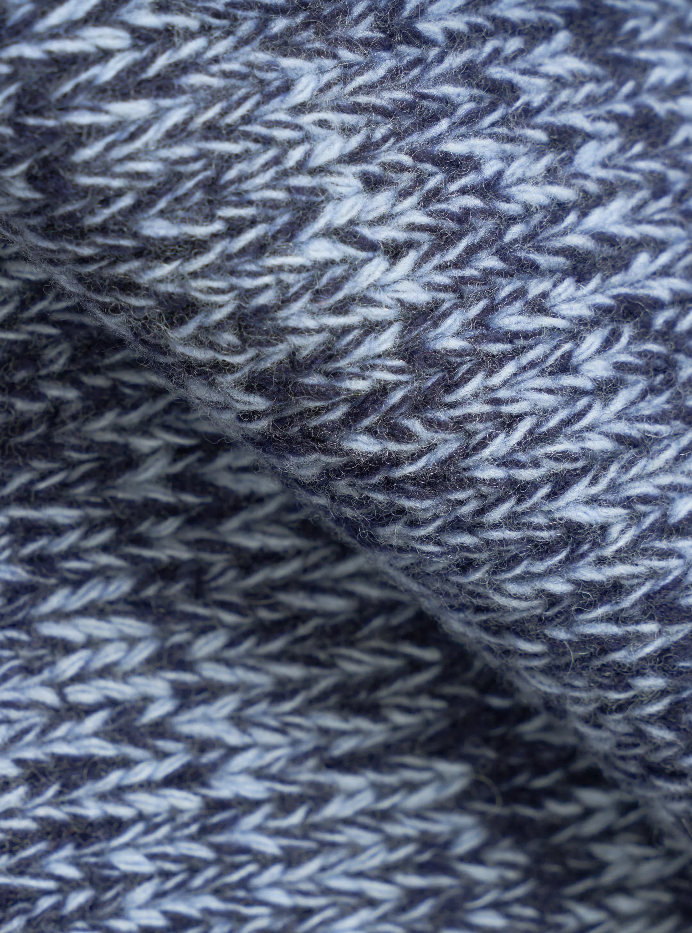 Sky/Navy Lambswool Zip Cardigan sold by Universal Works product image thumbnail 2