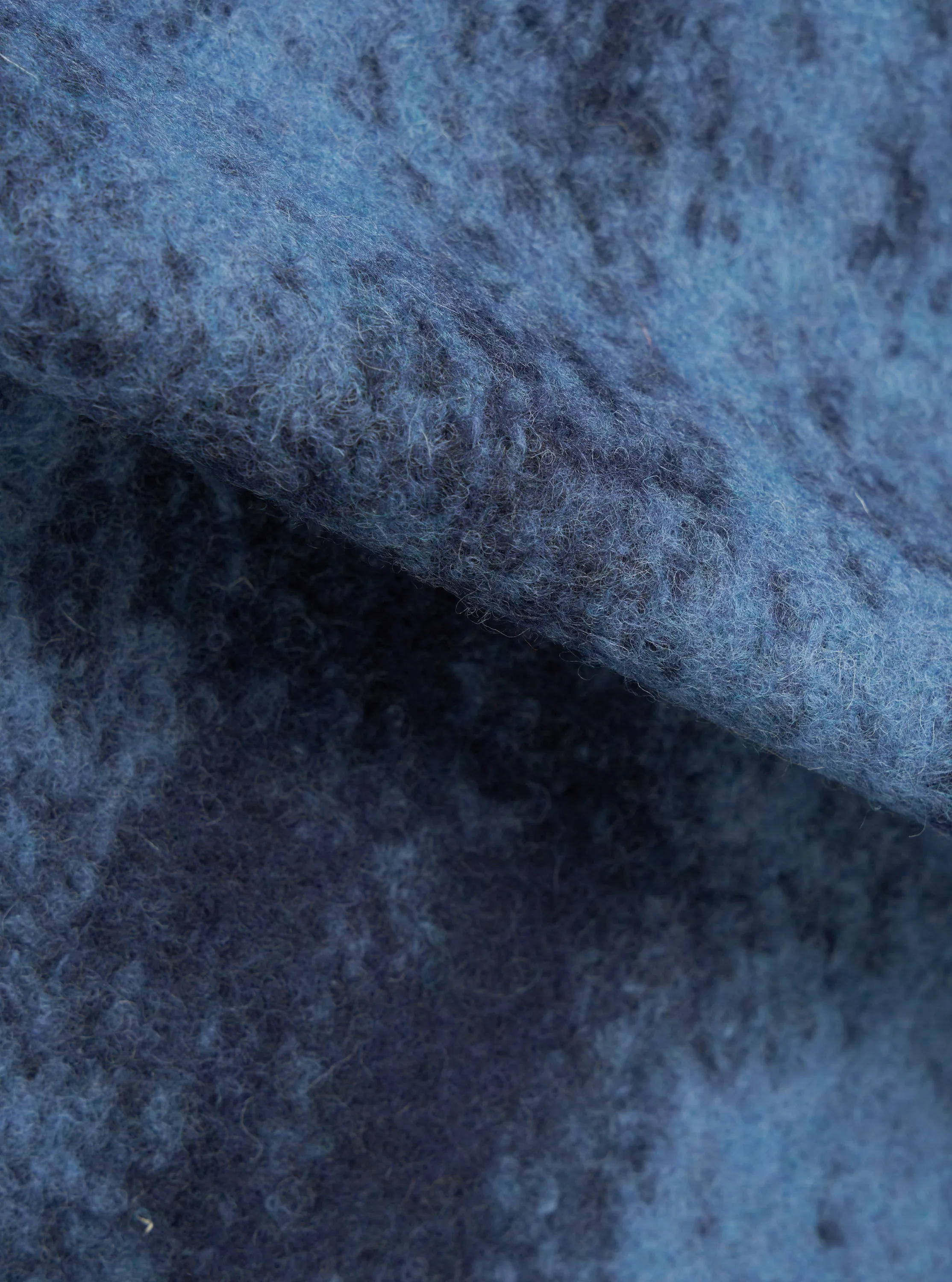 Blue Cloud Camo Knit Zip Gilet sold by Universal Works product image thumbnail 2