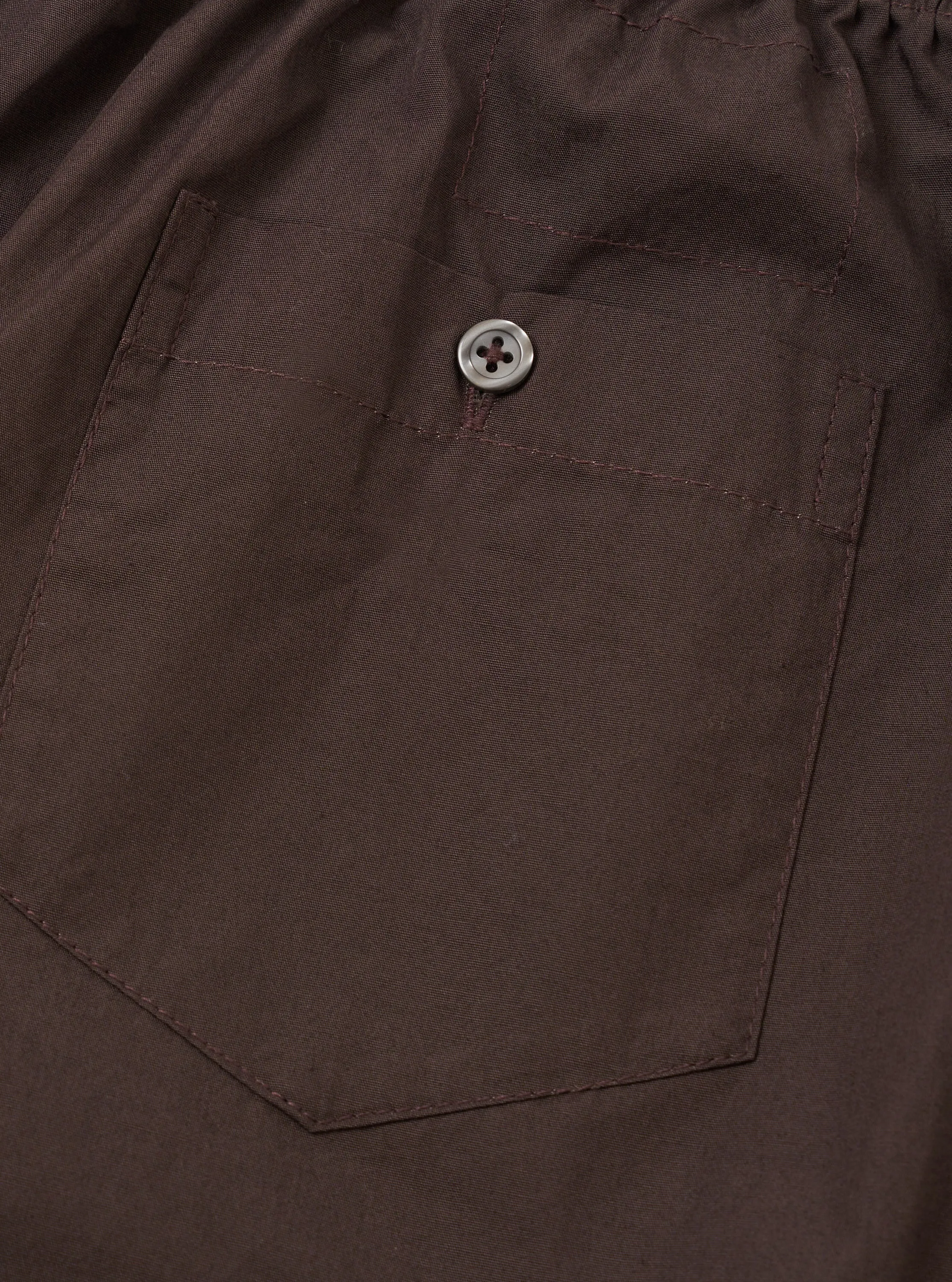 Brown Broadcloth Boxer Shorts sold by Universal Works product image thumbnail 3