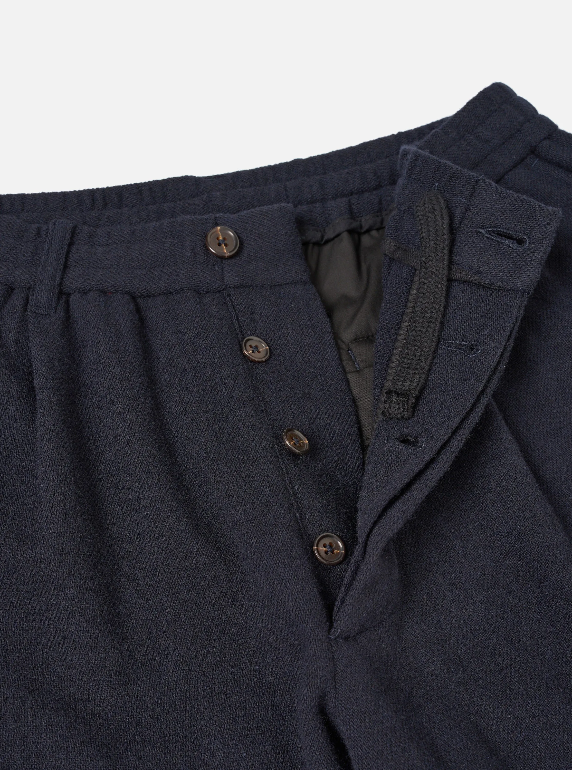 Dark Navy Robin Wool Mix Lindberg Pant sold by Universal Works product image thumbnail 4