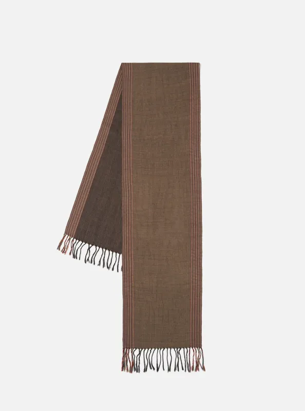 Multi Reversible Wool Himalayan Scarf made by Universal Works