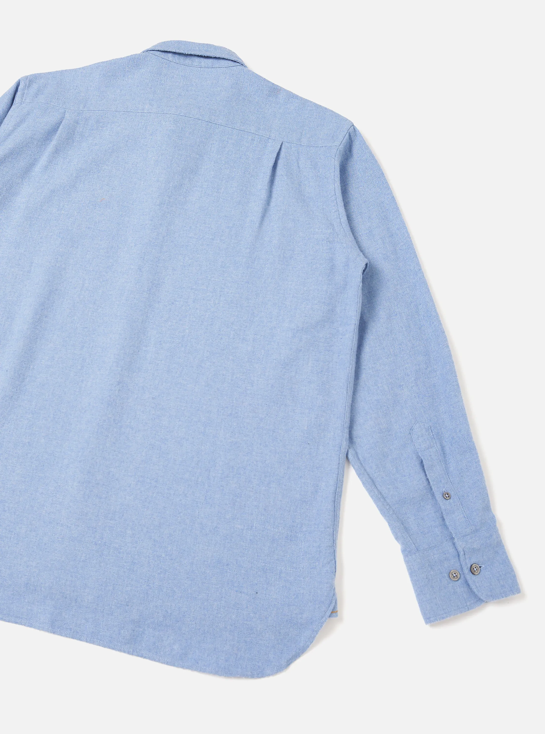 Sky Blue Monty Cotton Tencel Standard Shirt sold by Universal Works product image thumbnail 5