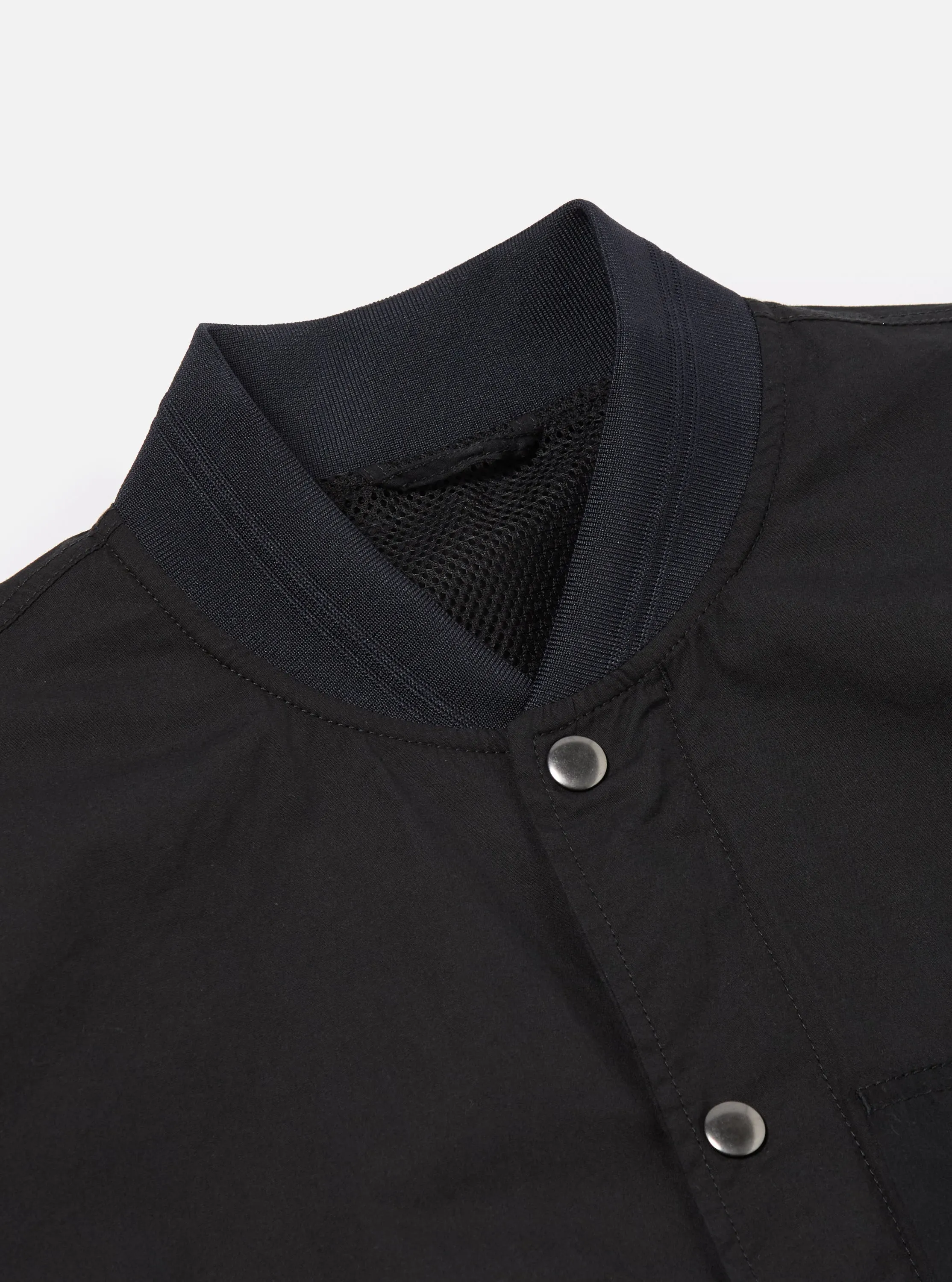 master-piece x Universal Works Black Broadcloth NS Bomber Jacket sold by Universal Works product image thumbnail 5