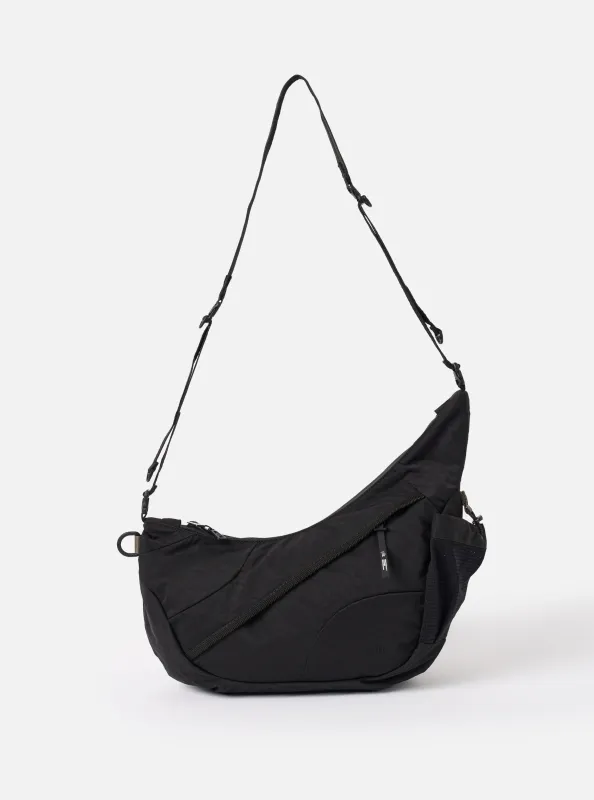 F/CE.® Black Textured Twill Horn Mini Shoulder Bag made by Universal Works