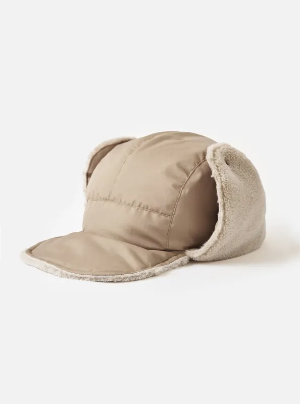 TAION x Universal Works Coyote/Beige Military Hard Shell Down Reversible Hat made by Universal Works