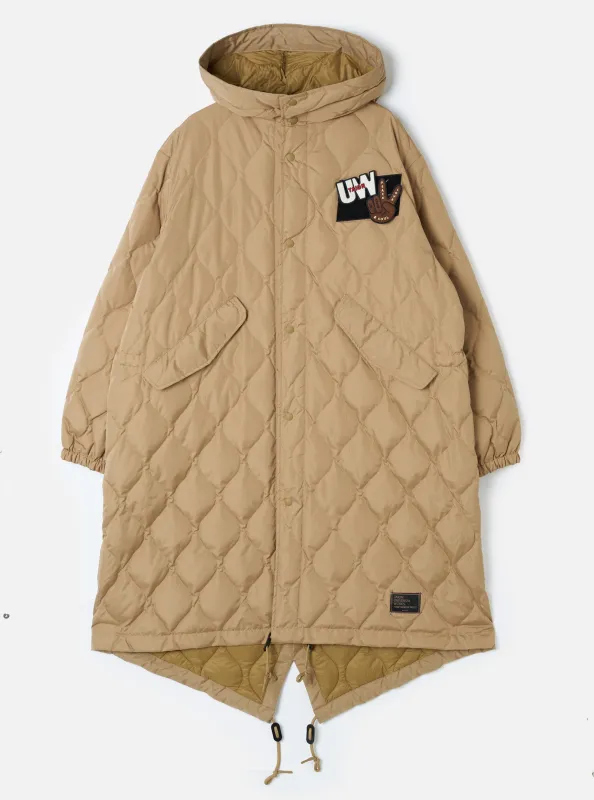 TAION x Universal Works Coyote Military Hard Shell Down Mod Parka made by Universal Works