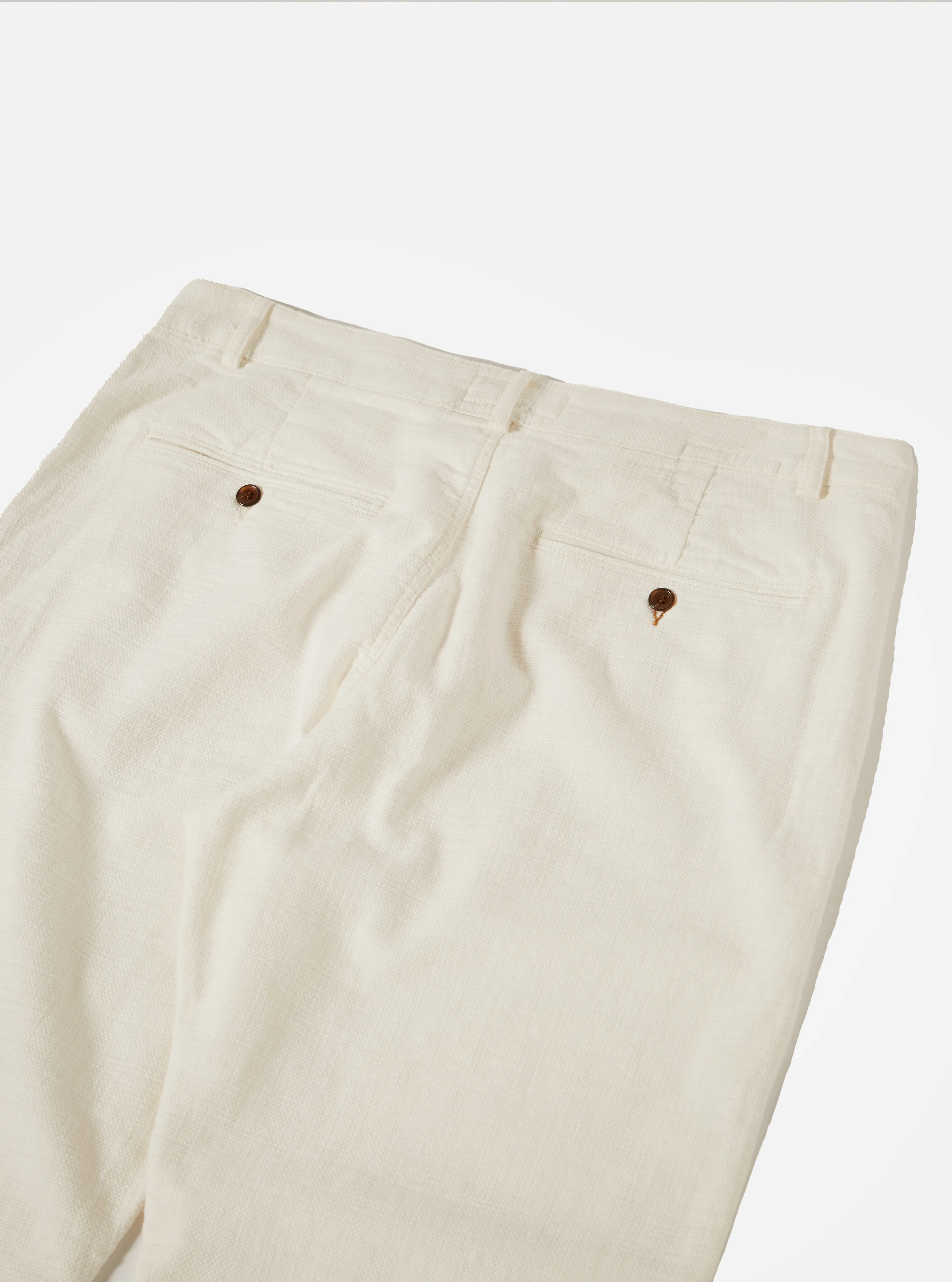 Universal Works Military Chino in Ecru Chevron Cotton sold by Universal Works product image thumbnail 3