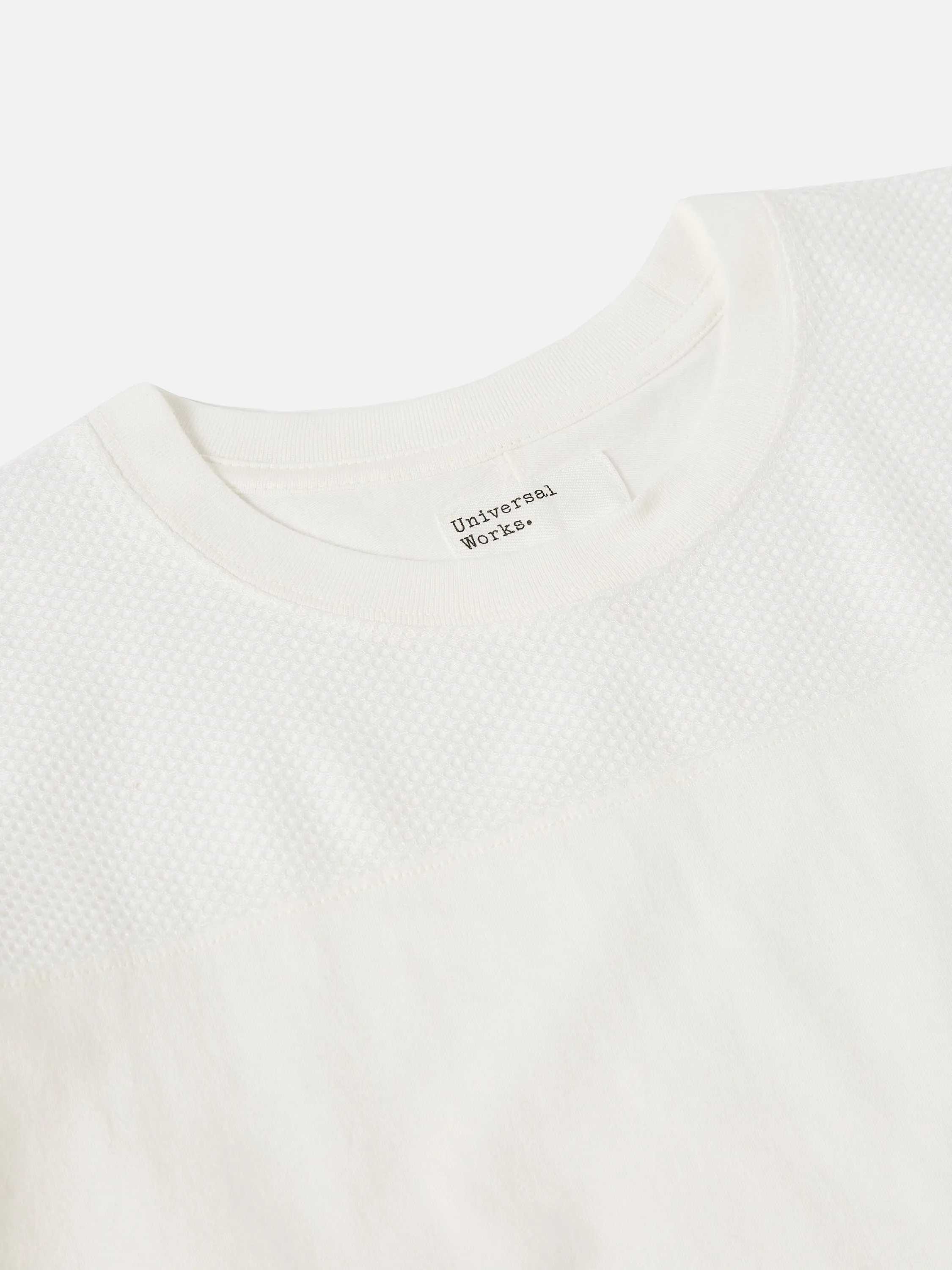 Universal Works Football Jersey in Ecru Single Jersey sold by Universal Works product image thumbnail 4