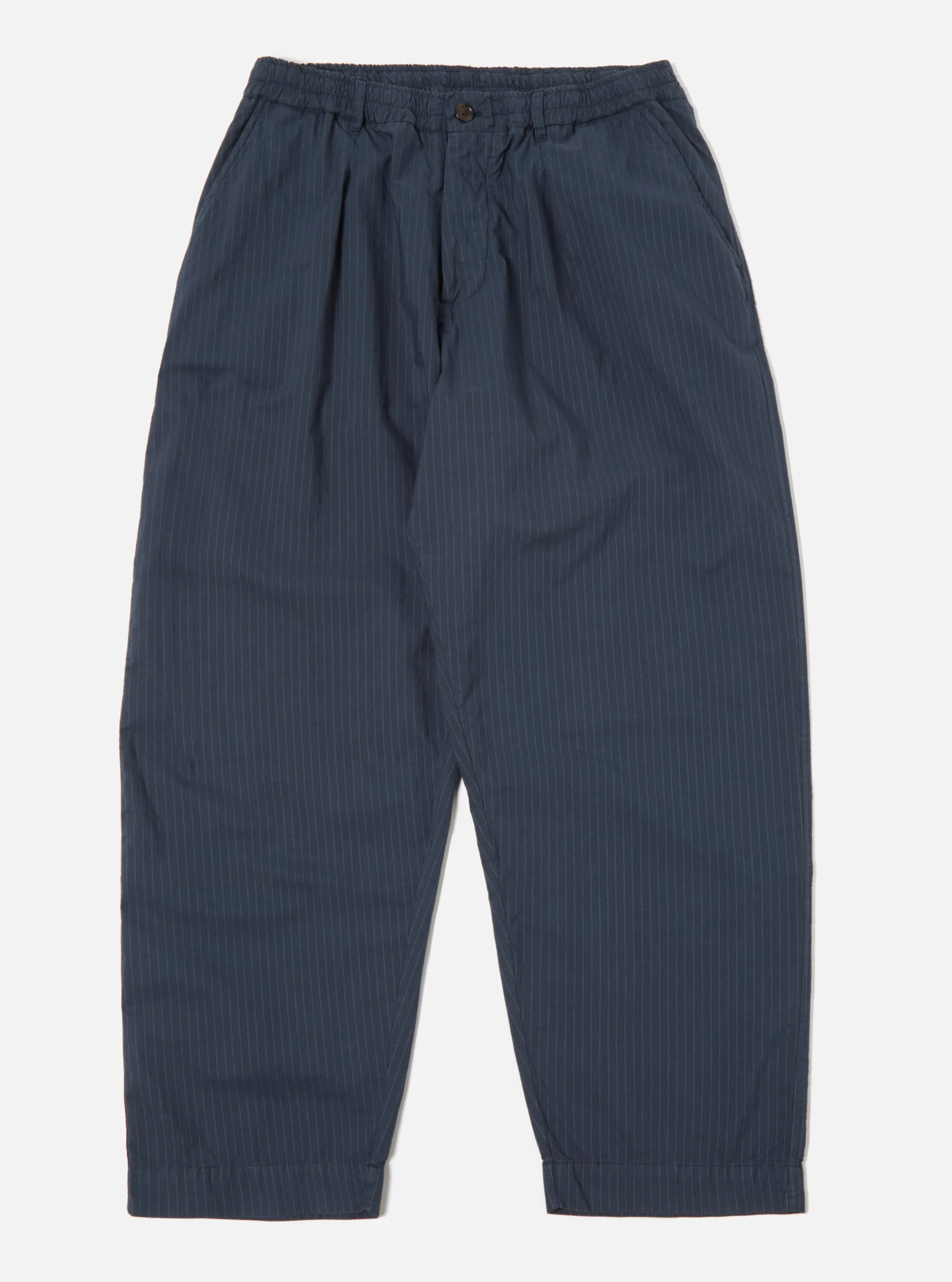 Universal Works Oxford Pant in Navy Nearly Pinstripe sold by Universal Works product image thumbnail 2