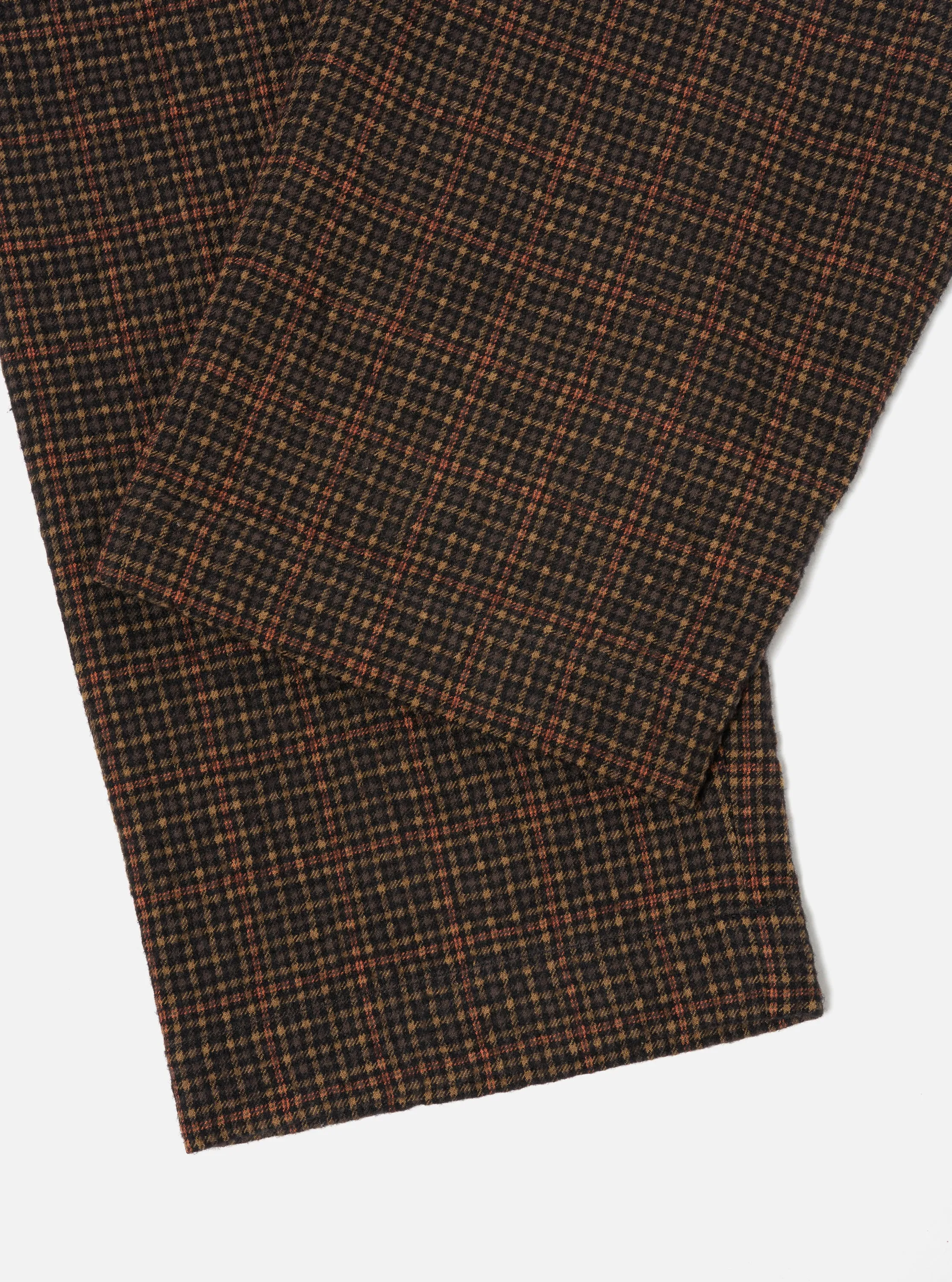 Universal Works Oxford Pant in Black/Olive Albuquerque Check sold by Universal Works product image thumbnail 5