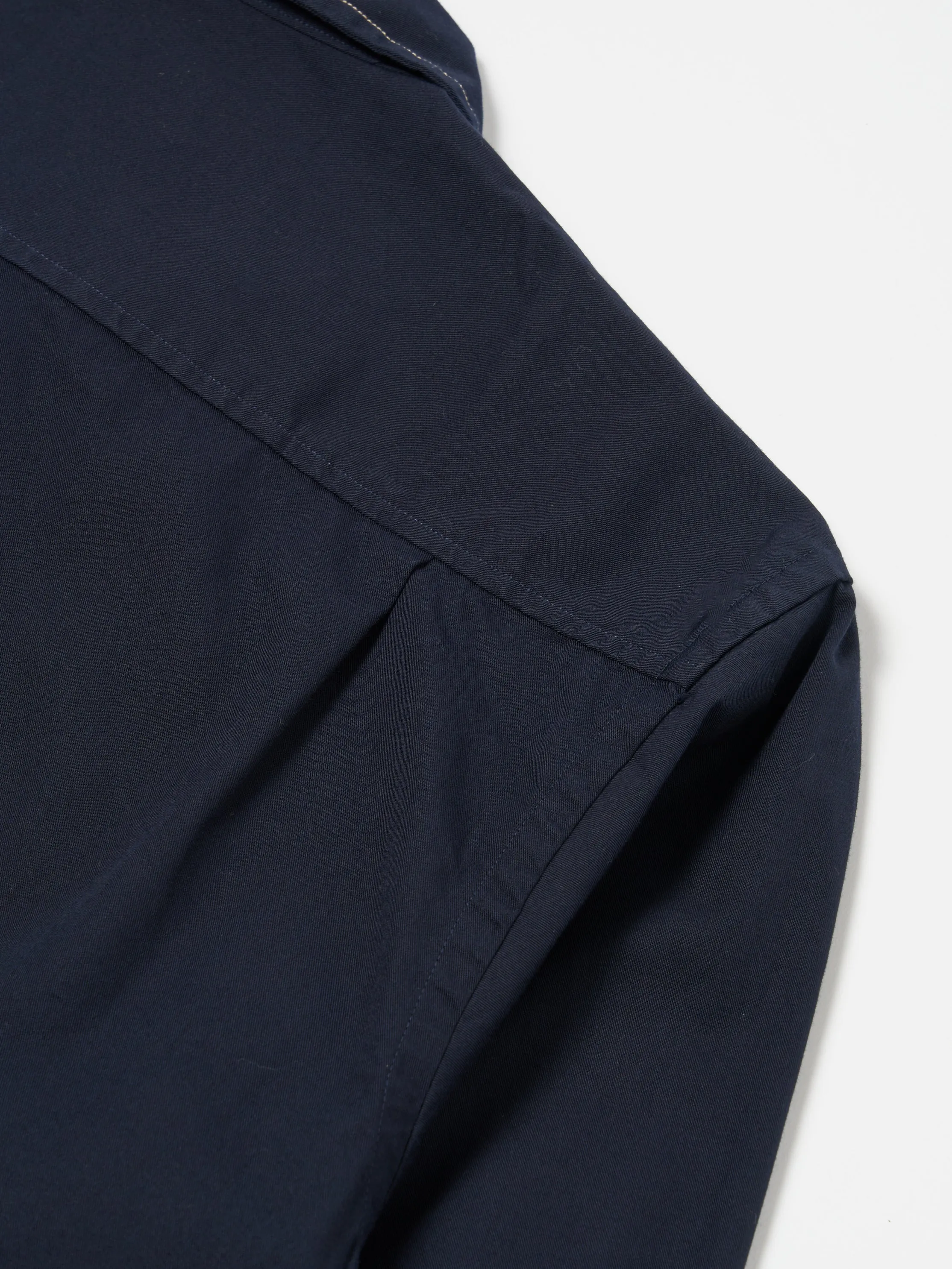 Universal Works L/S Utility Shirt in Navy Military Shirting sold by Universal Works product image thumbnail 5