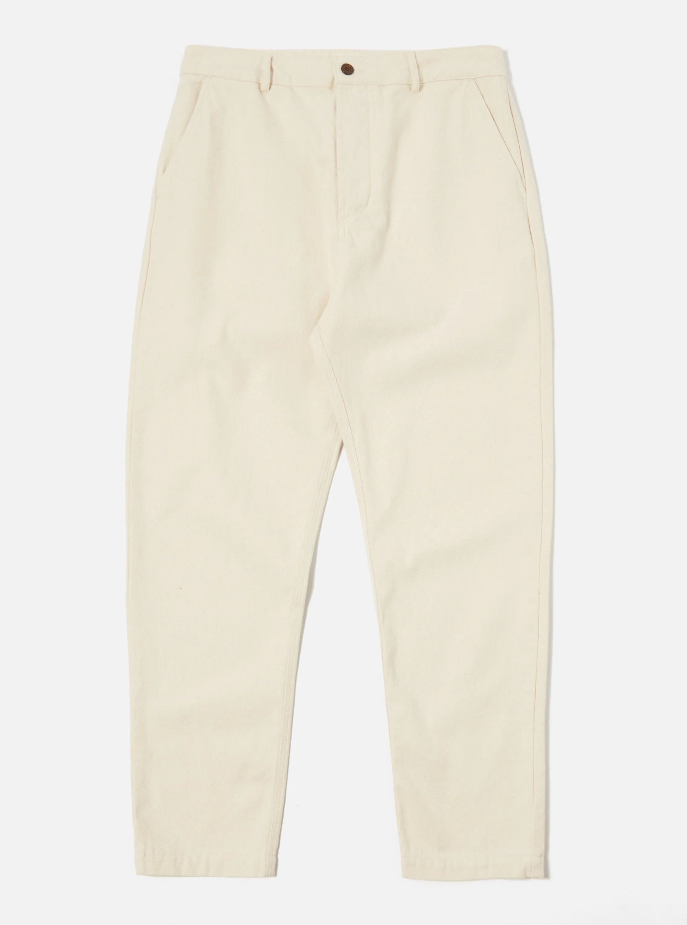 Universal Works Military Chino in Ecru Recycled Cotton sold by Universal Works product image thumbnail 2