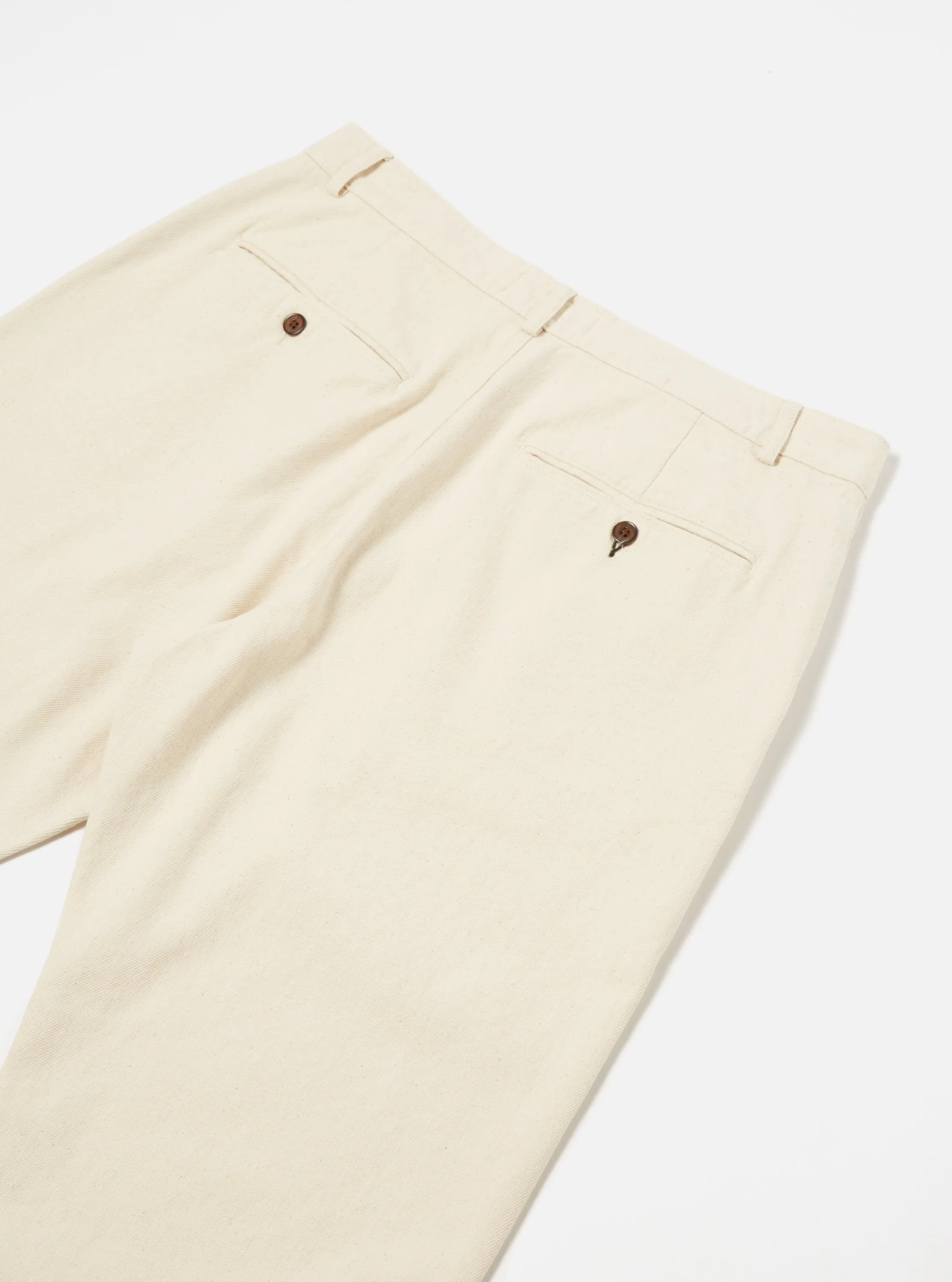 Universal Works Military Chino in Ecru Recycled Cotton sold by Universal Works product image thumbnail 5