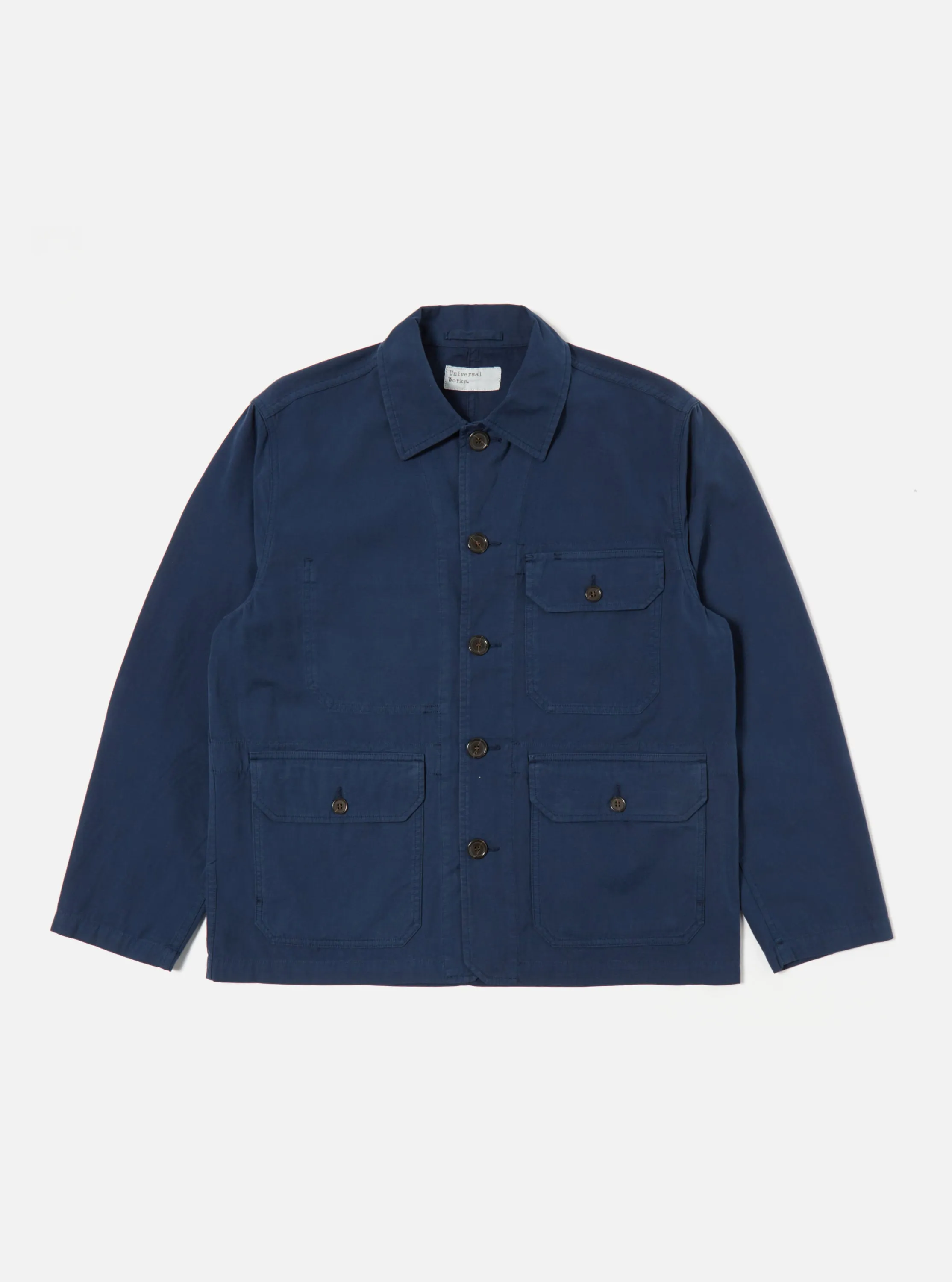 Universal Works Utility Jacket in Navy Summer Canvas sold by Universal Works product image thumbnail 2