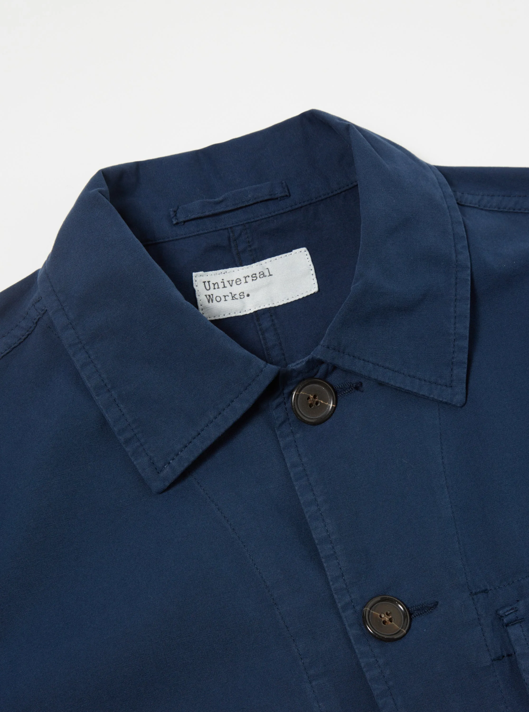Universal Works Utility Jacket in Navy Summer Canvas sold by Universal Works product image thumbnail 4