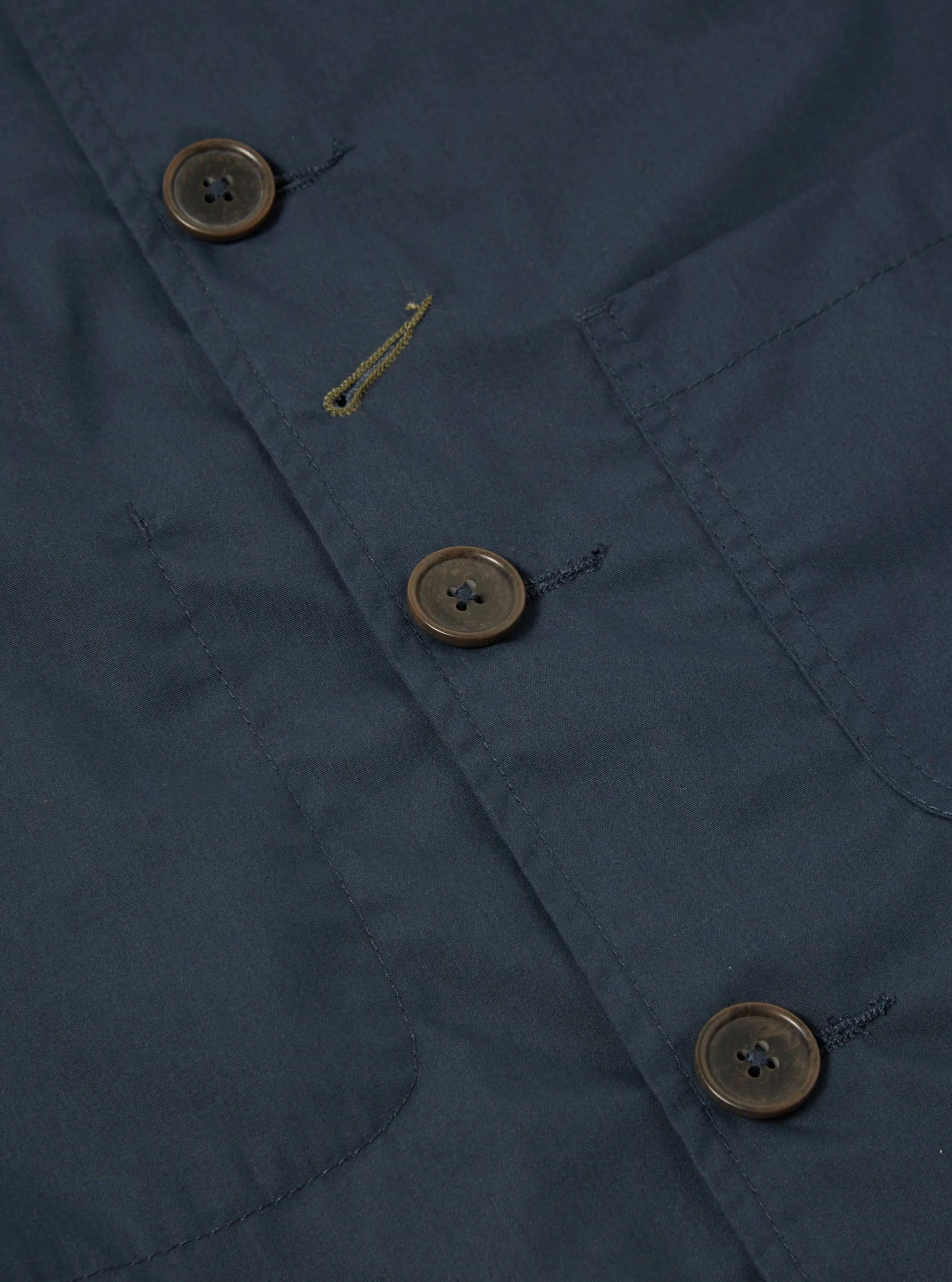 Universal Works Bakers Jacket in Navy Recycled Poly Tech sold by Universal Works product image thumbnail 5