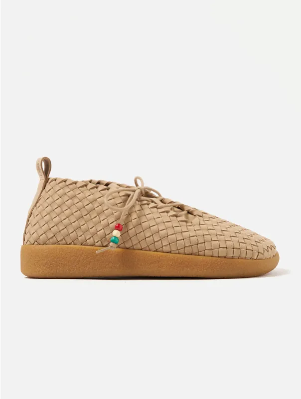 Malibu Matador in Beige Vegan Leather/Crepe sold by Universal Works
