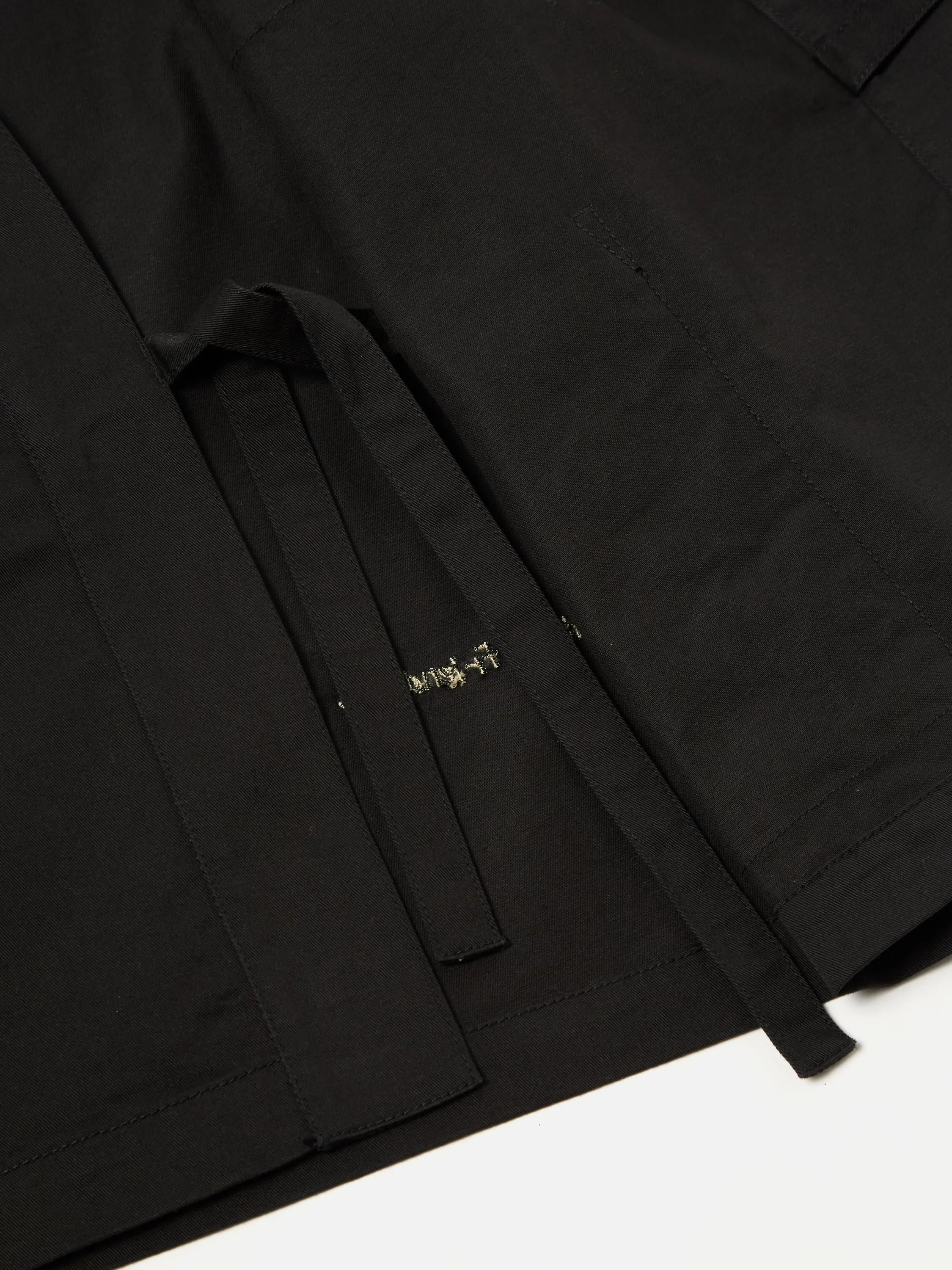 HHV x Universal Works Kyoto Work Jacket in Black Twill sold by Universal Works product image thumbnail 5