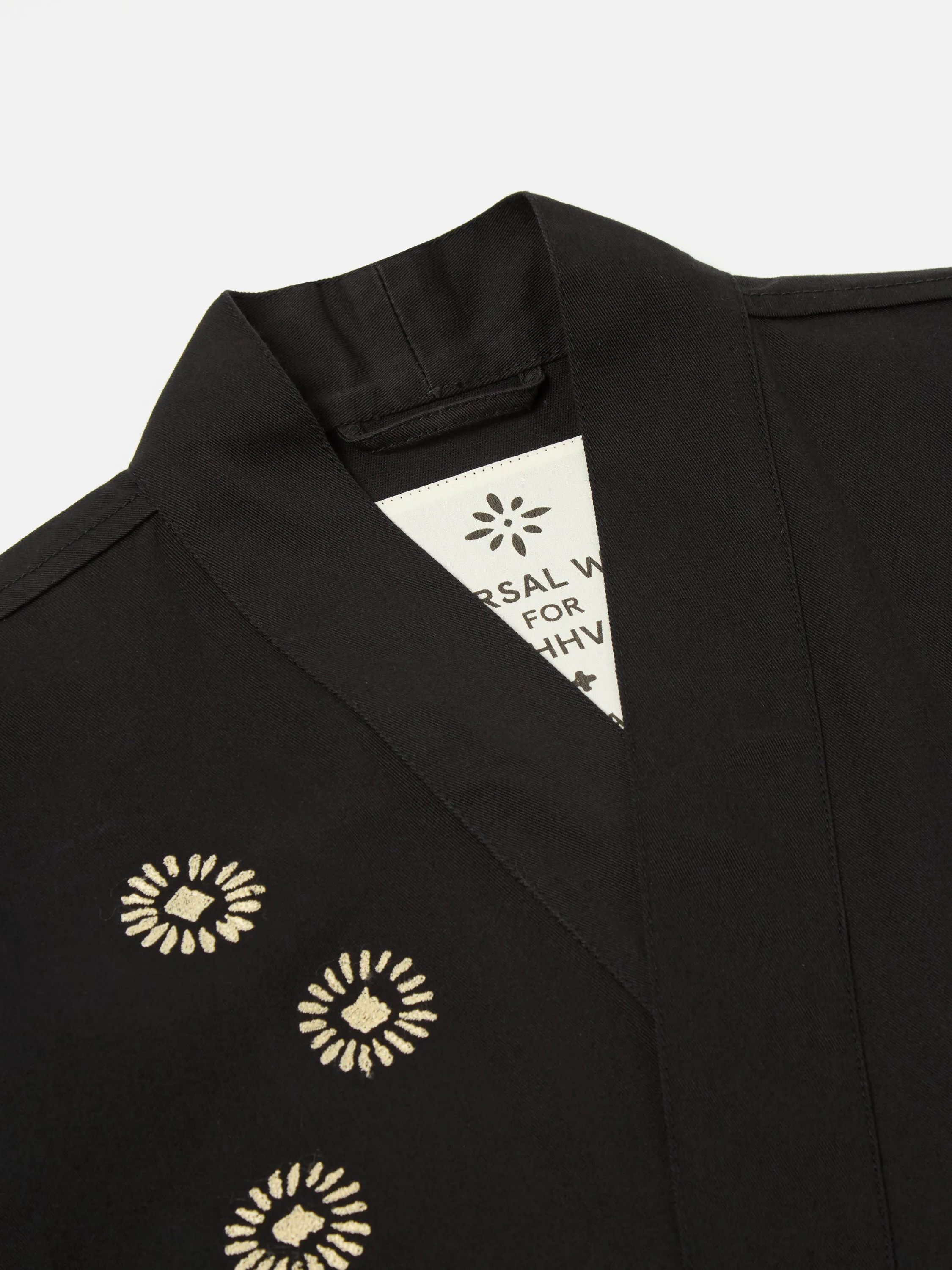 HHV x Universal Works Kyoto Work Jacket in Black Twill sold by Universal Works product image thumbnail 3