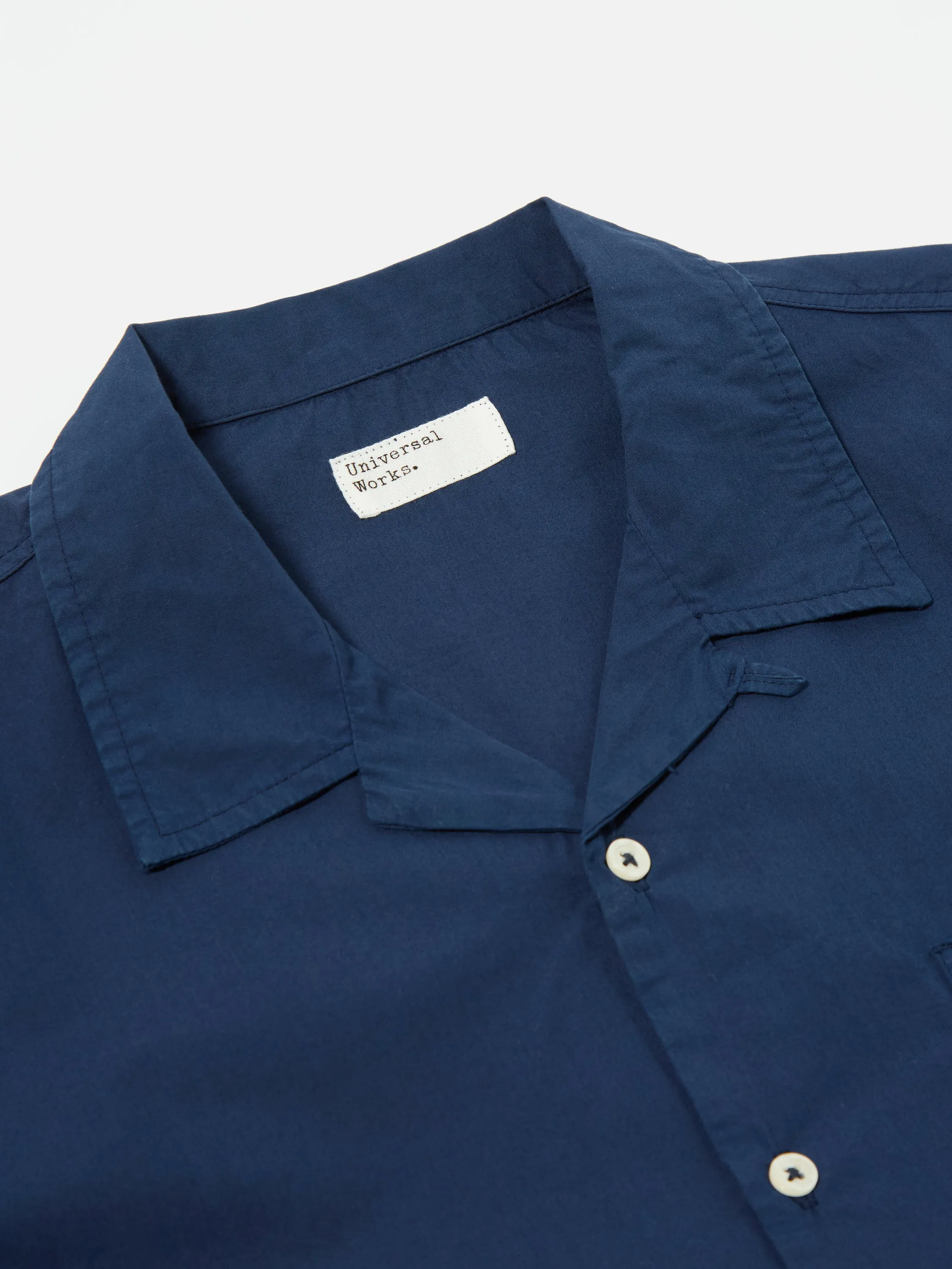 Universal Works Road Shirt in Navy Broad Cloth sold by Universal Works product image thumbnail 3
