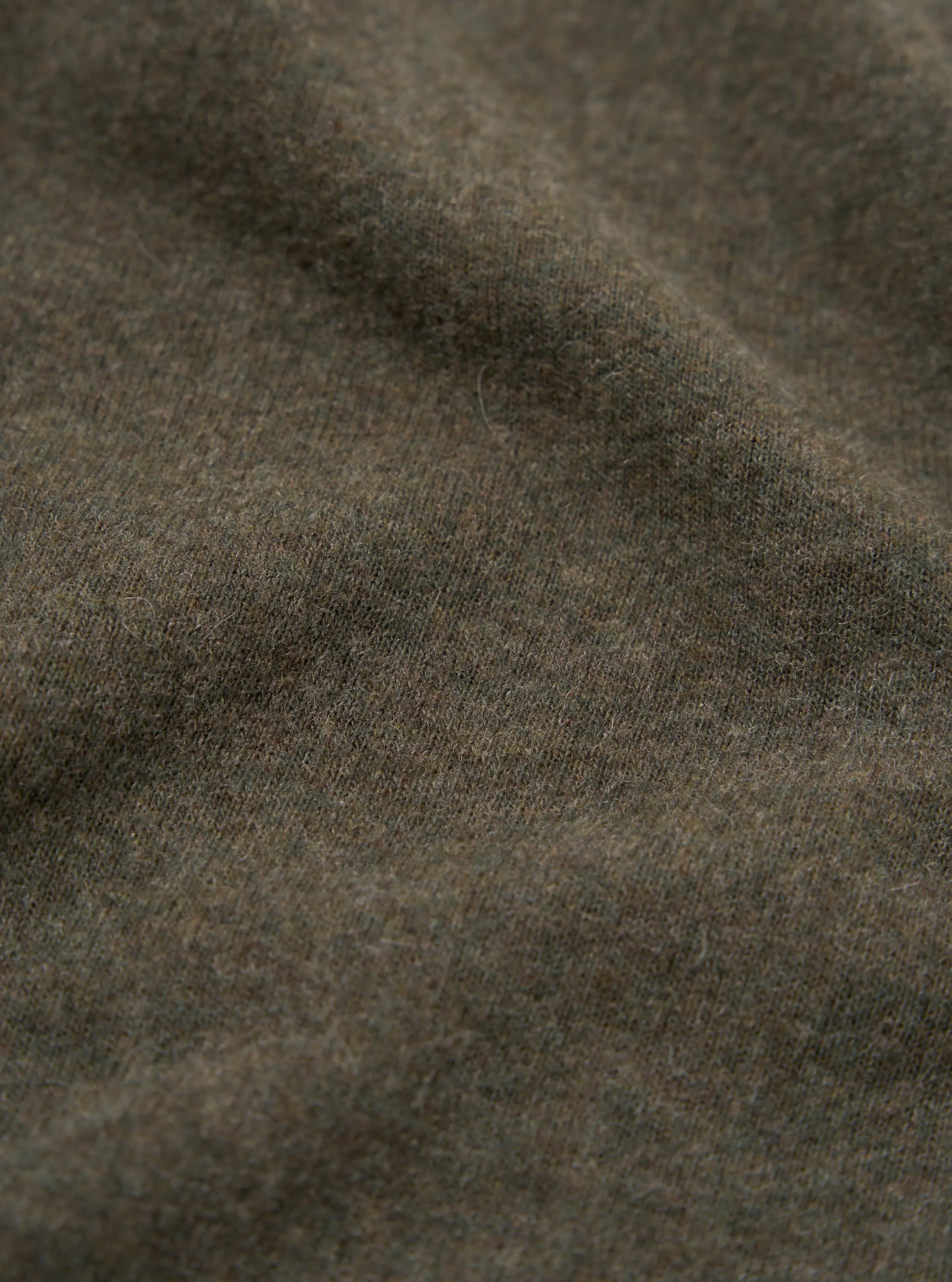 Universal Works Pullover S/S Shirt in Olive Recycled Wool Mix sold by Universal Works product image thumbnail 5