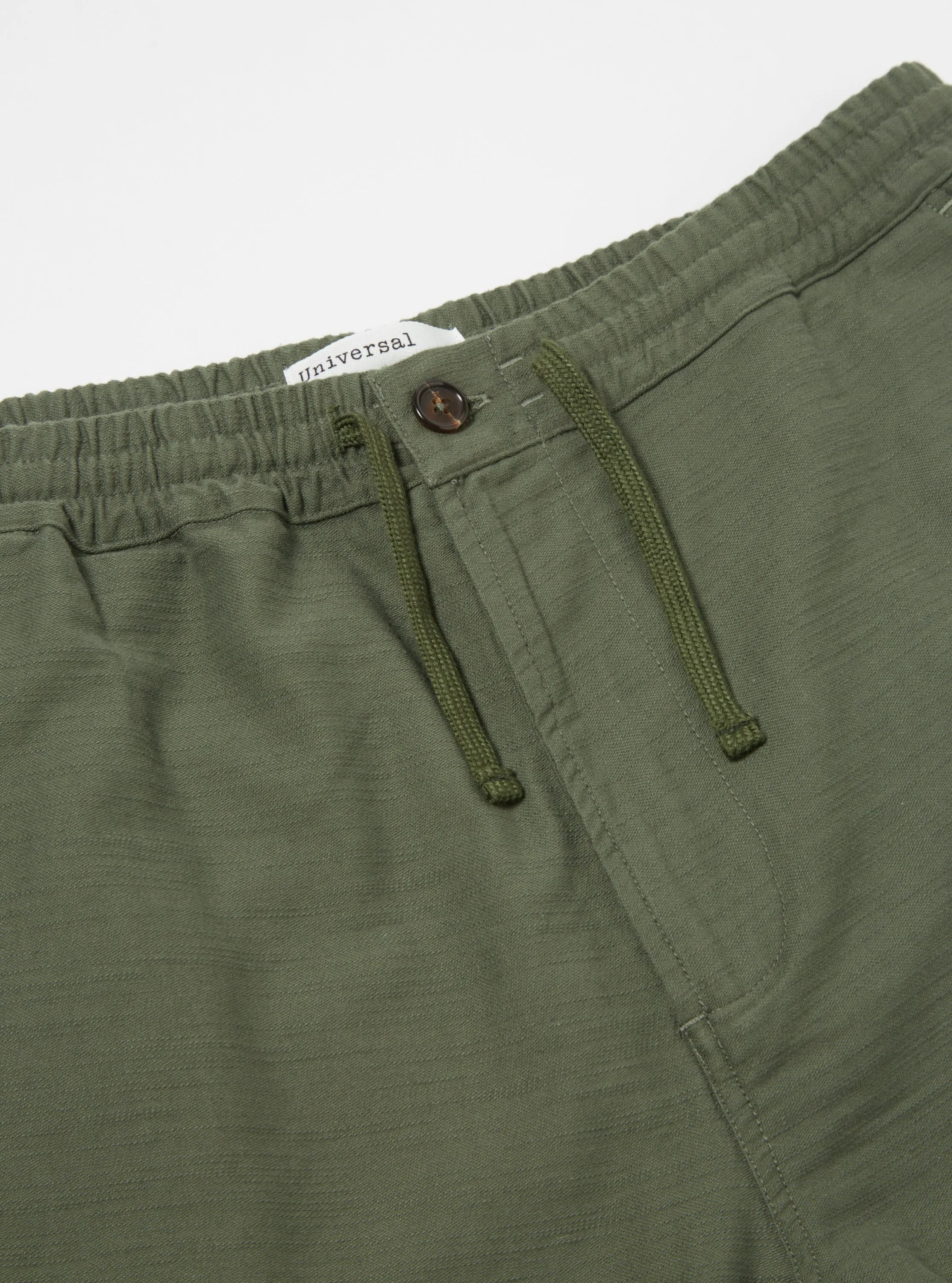 Universal Works Hi Water Trouser in Olive Slub Sateen sold by Universal Works product image thumbnail 4