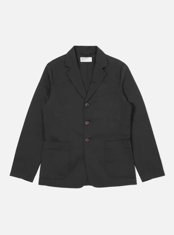 Universal Works London Jacket in Black Twill sold by Universal Works