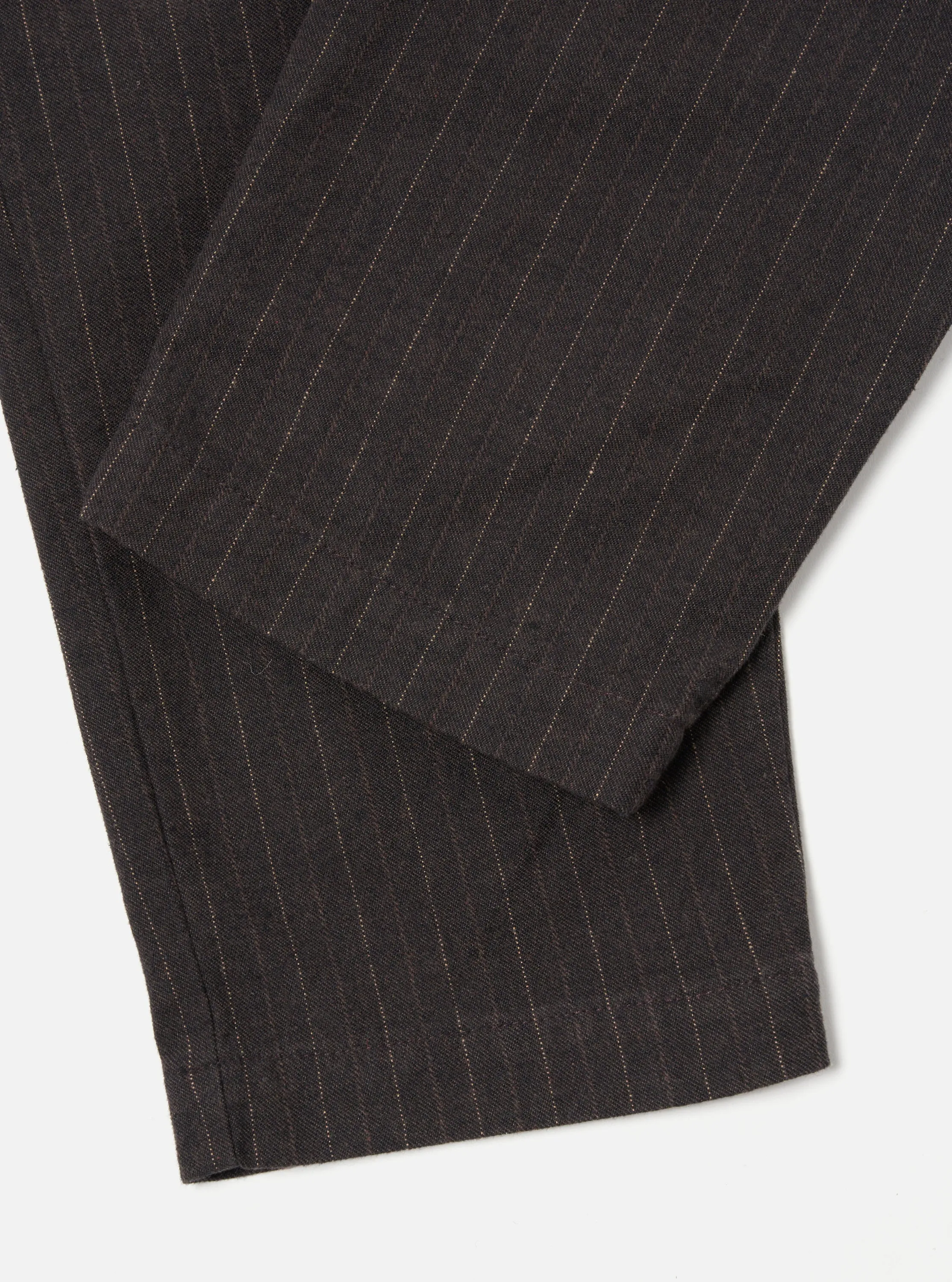 Universal Works Military Chino in Brown Italian Pinstripe sold by Universal Works product image thumbnail 5